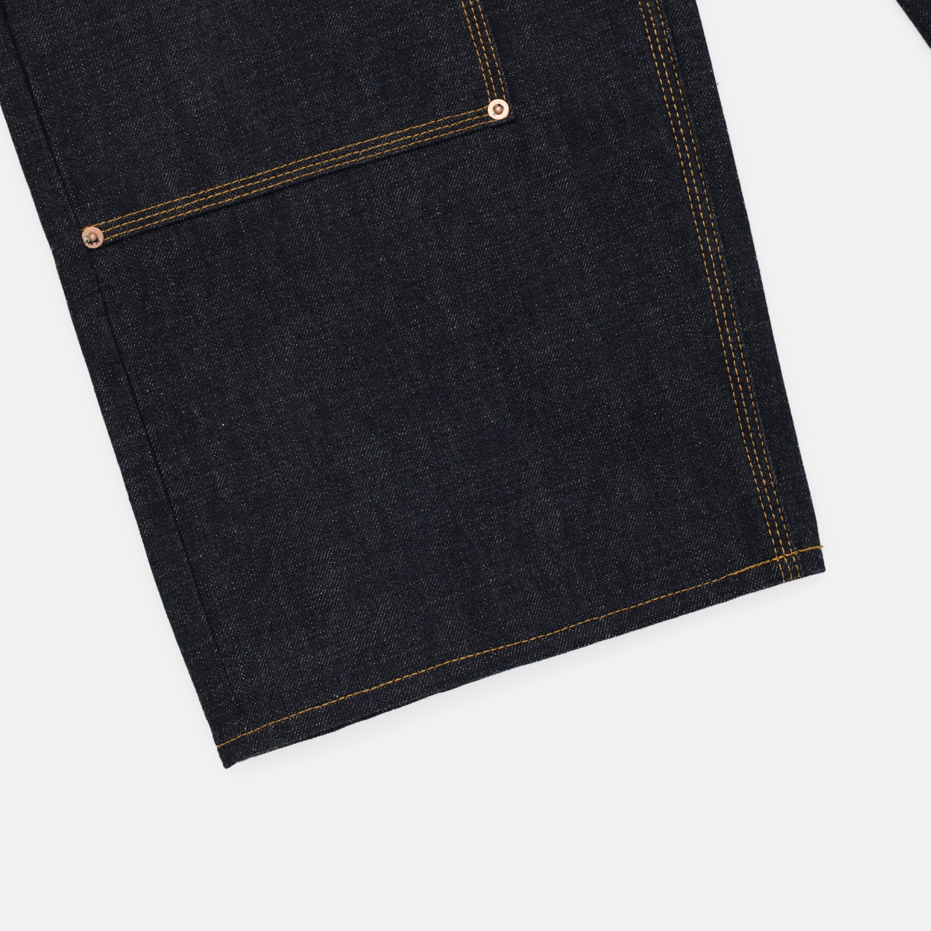 CLASSIC DOUBLE KNEE DENIM PANTS(RIGID INDIGO)