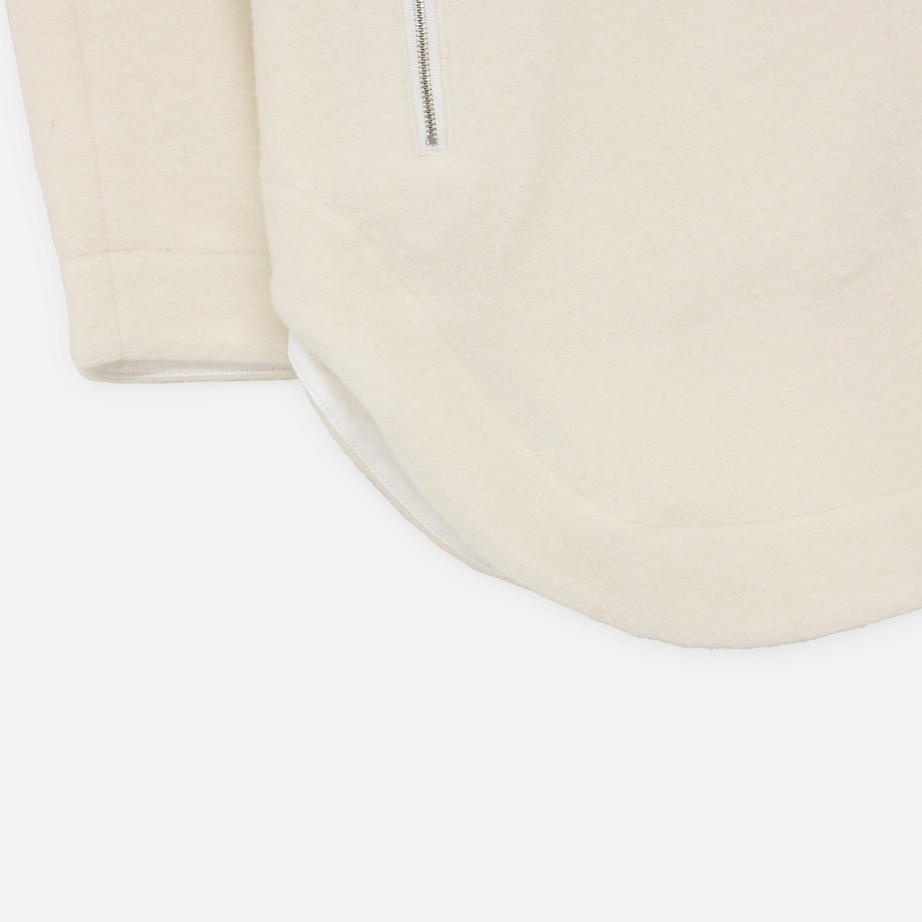 BRUSHED SWEAT JACKET(OFF WHITE)