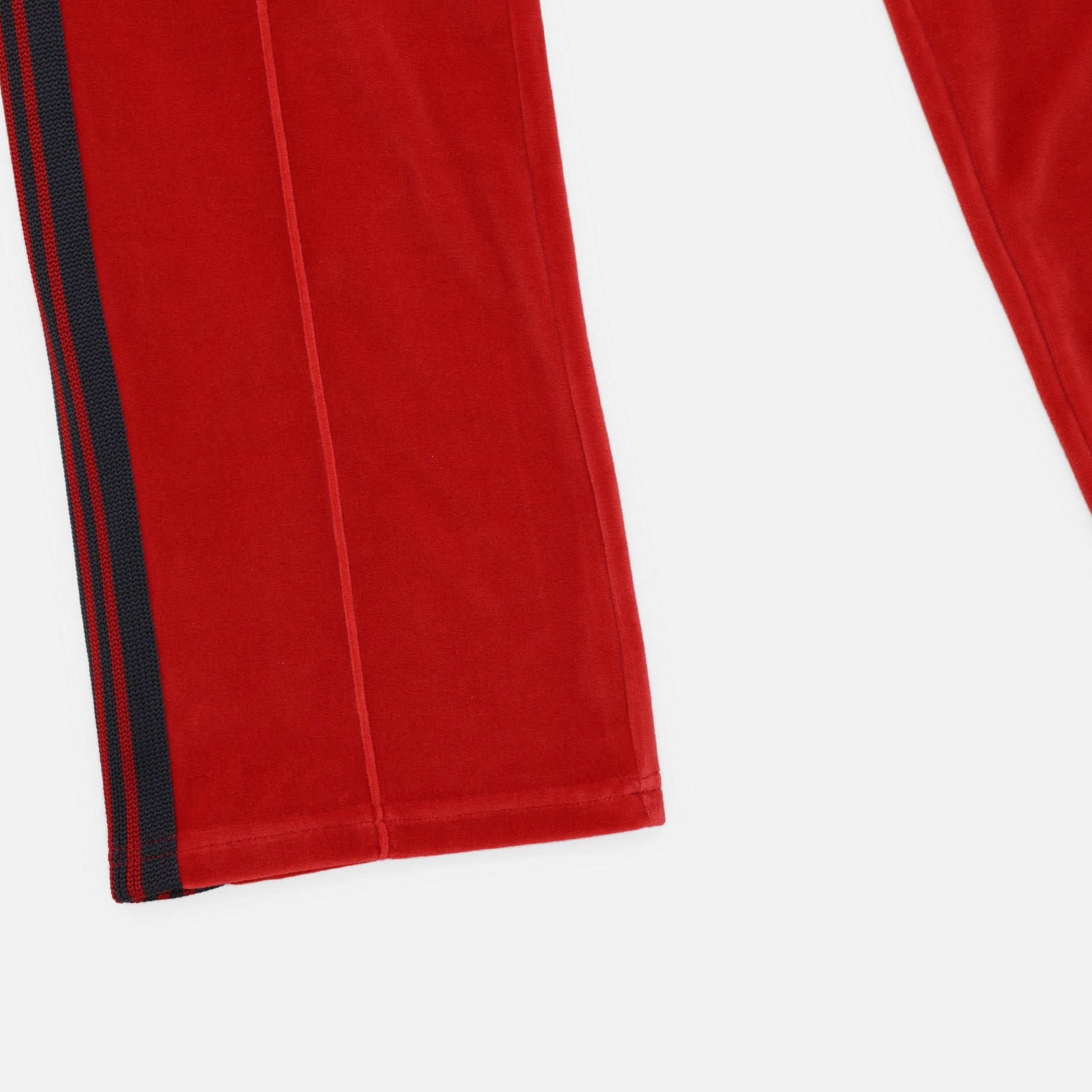 NARROW TRACK PANT - C/PE VELOUR(RED)
