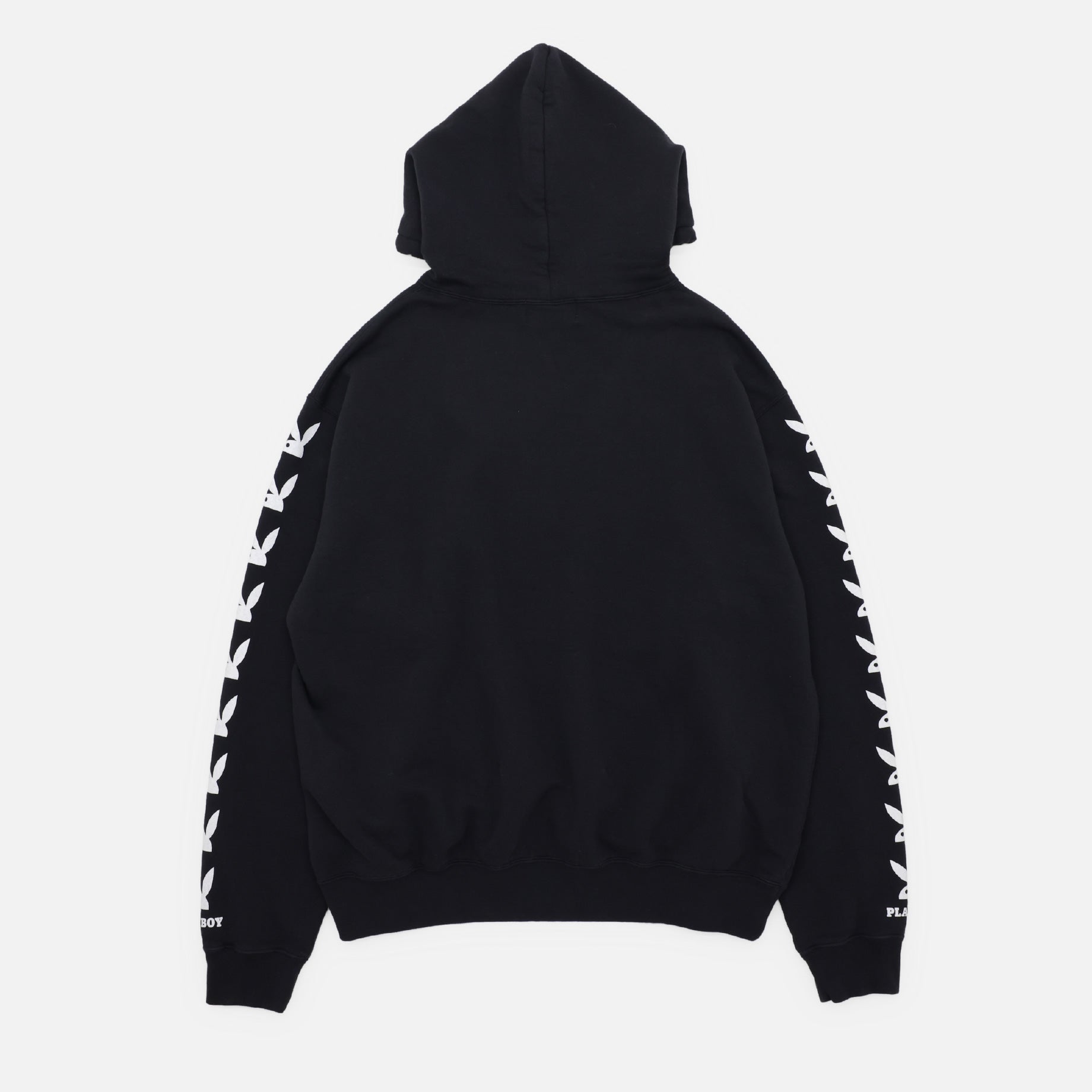 PLAYBOY PRINT SWEAT HOODIE(BLACK)