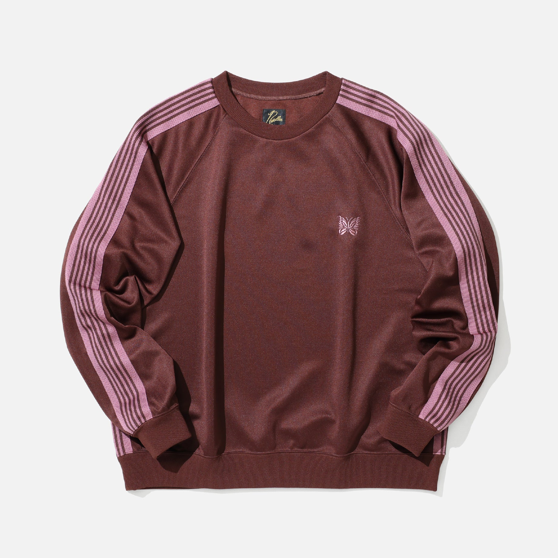 トップス Track Crew Neck Shirt-Poly Smooth M TRACK CREW NECK SHIRT - POLY SMOOTH（BROWN） – UNEVEN HUB