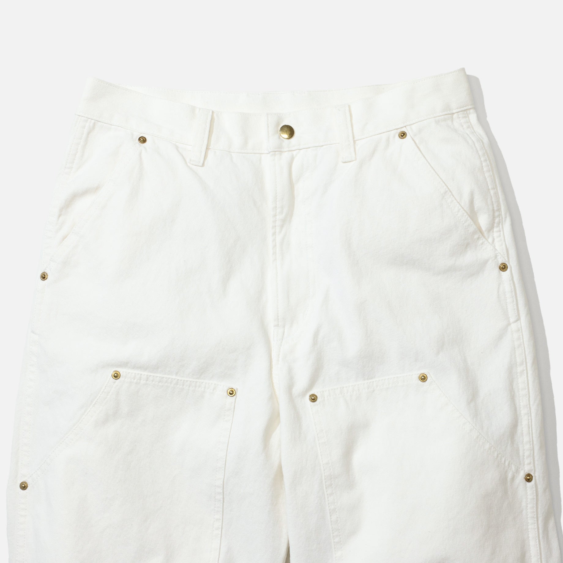 DOUBLE KNEE DUCK PANTS (OFF WHITE)