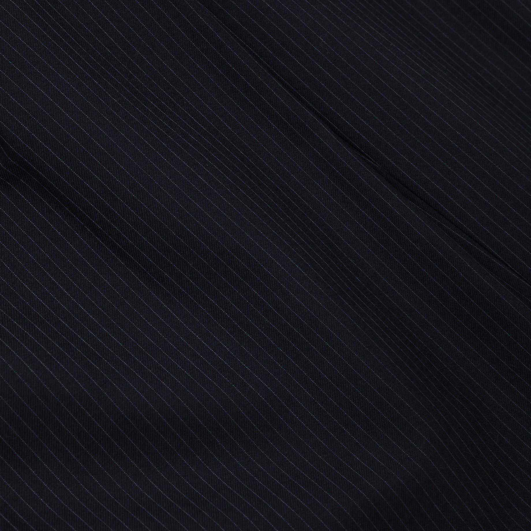 WOOL STRIPE 2 TUCK PANTS(D.NAVY)