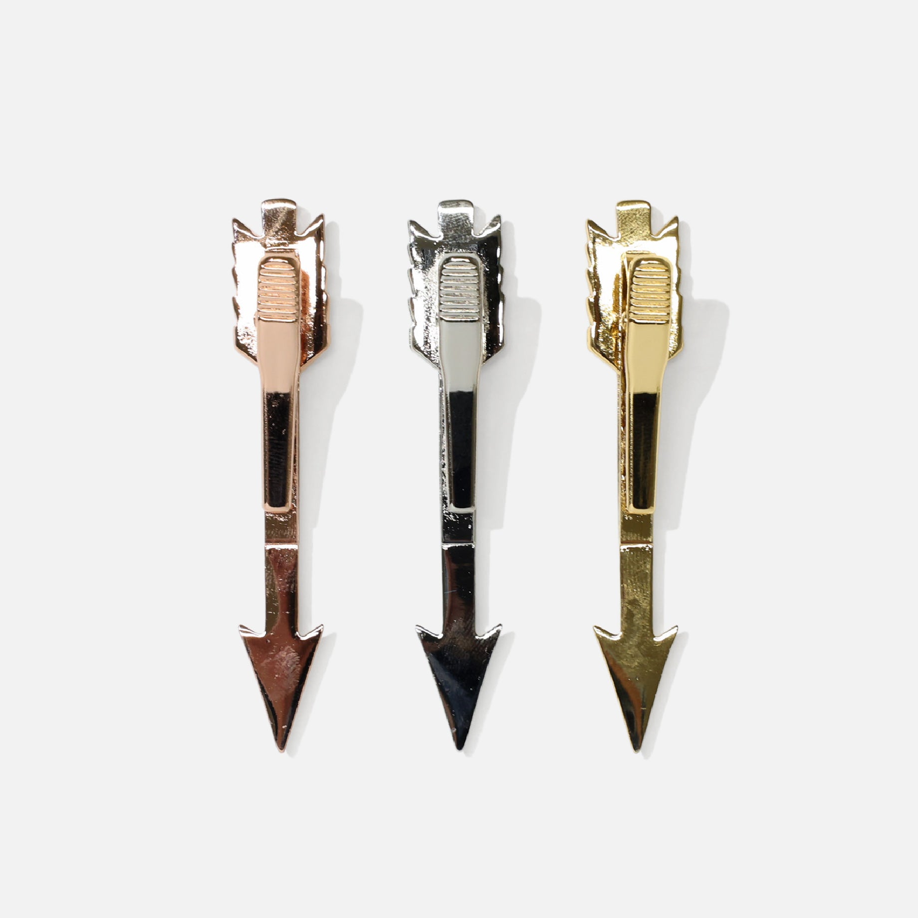 ARROW TIE PINS (SILVER & GOLD & PINK)