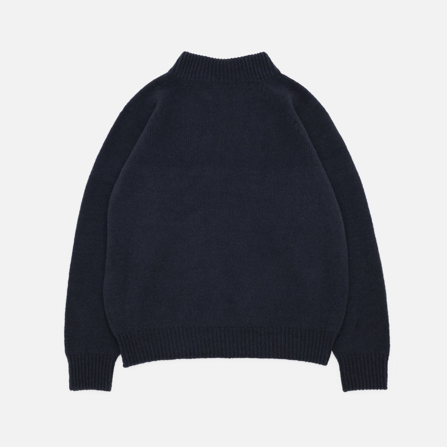 W/G MOC NECK L/S (CHACOAL)