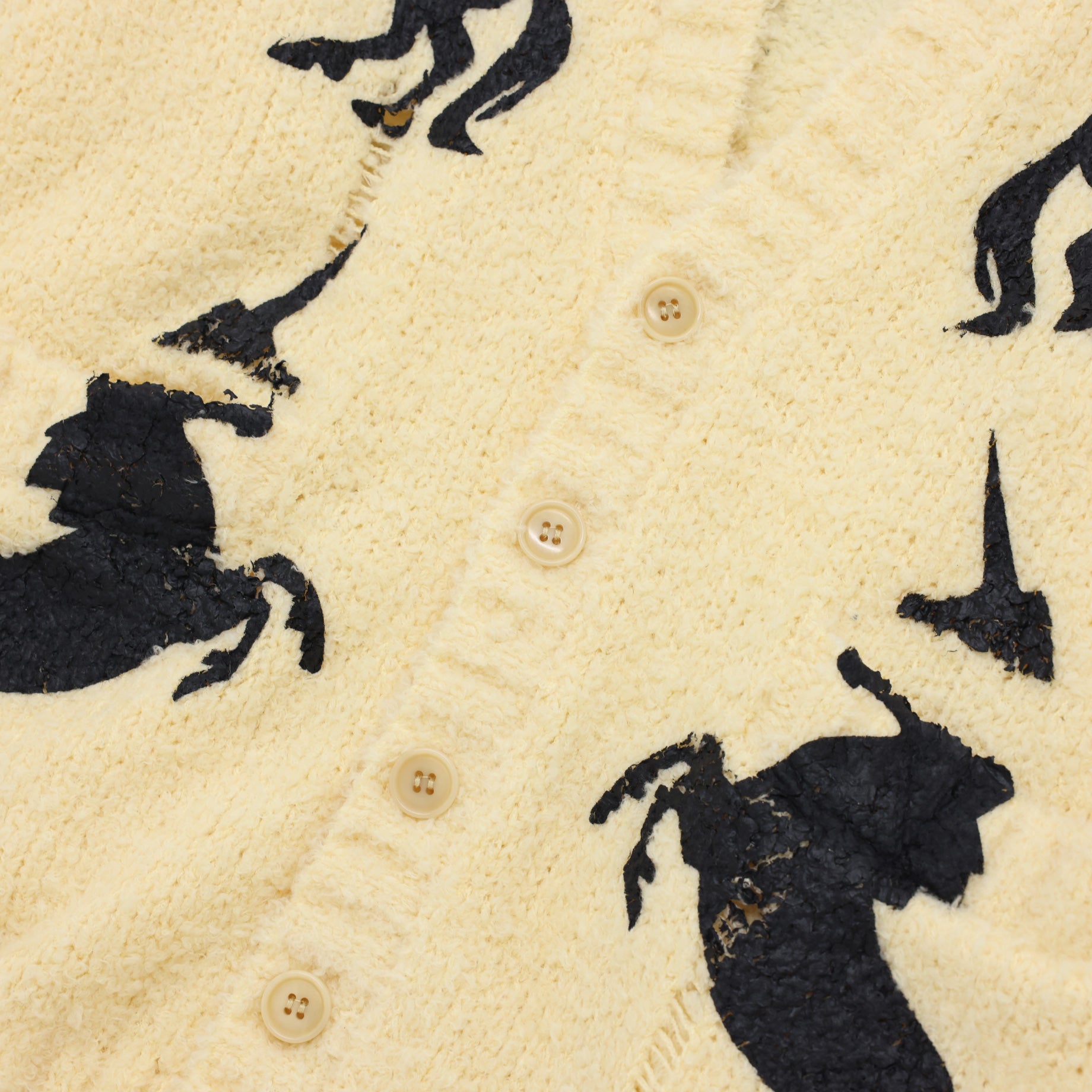 UNICORN GRUNGE CARDIGAN(YELLOW)