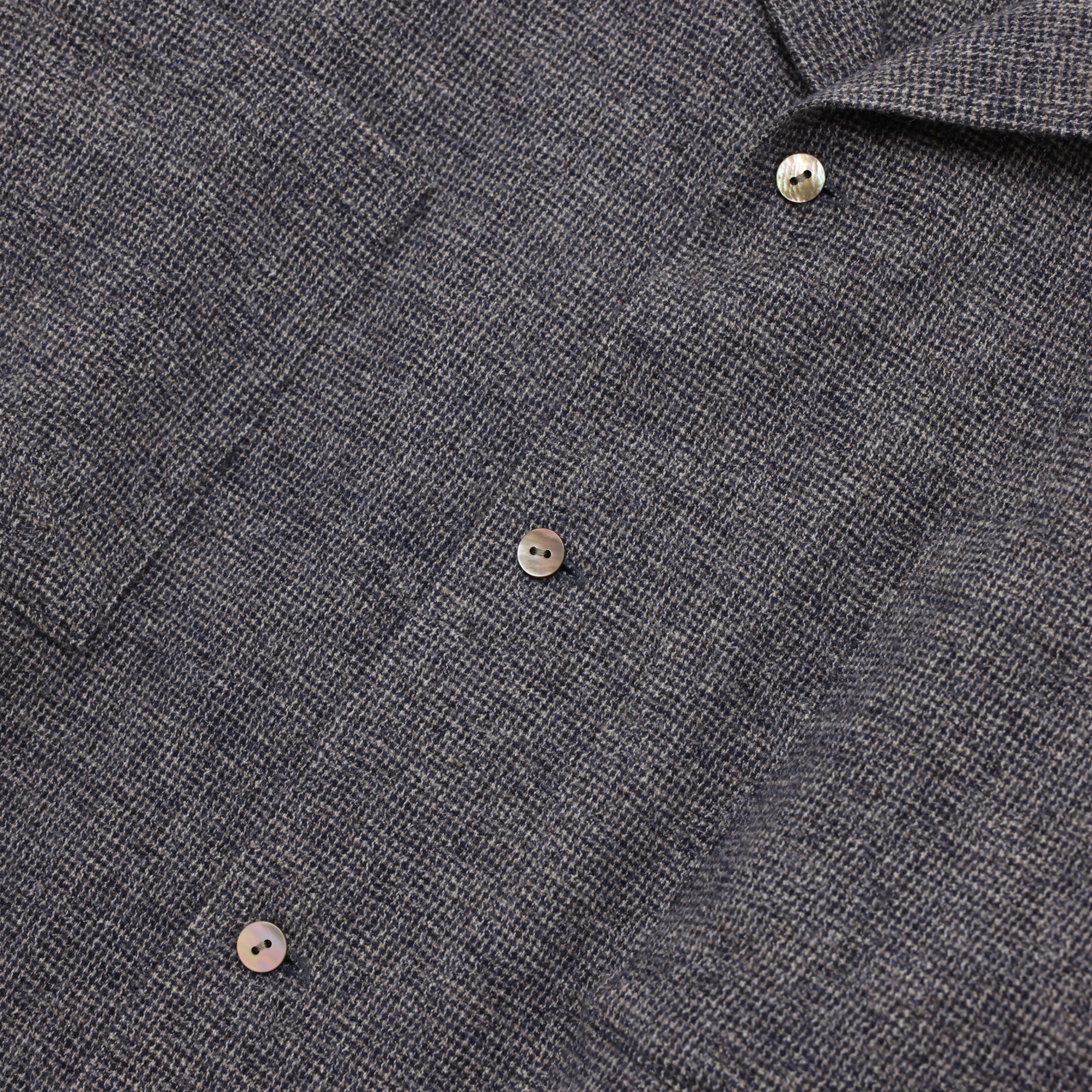 OPEN COLLAR SHIRTS(CHARCOAL)