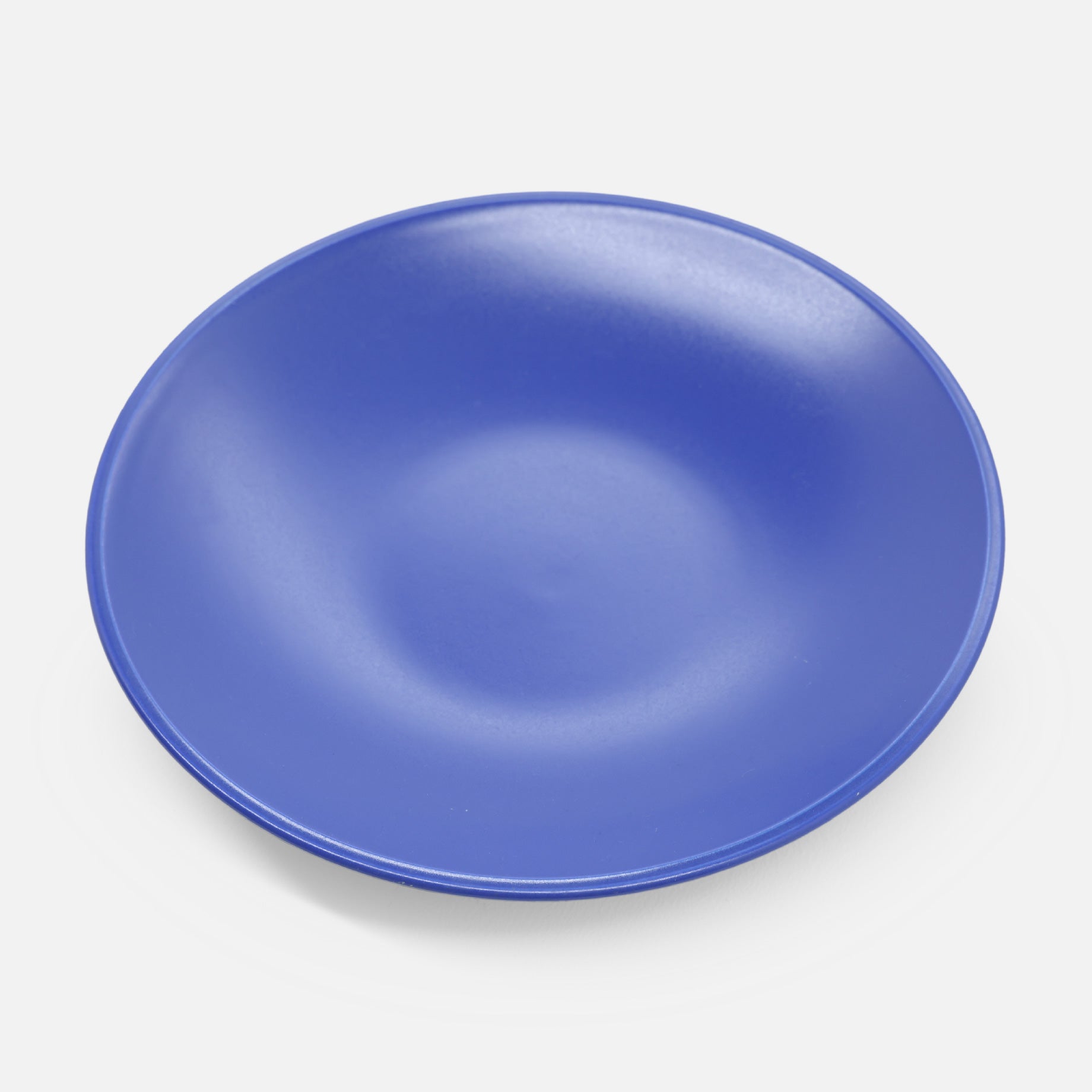 VINTAGE CERAMIC POSTMODERN DESIGN PLATE(BLUE)