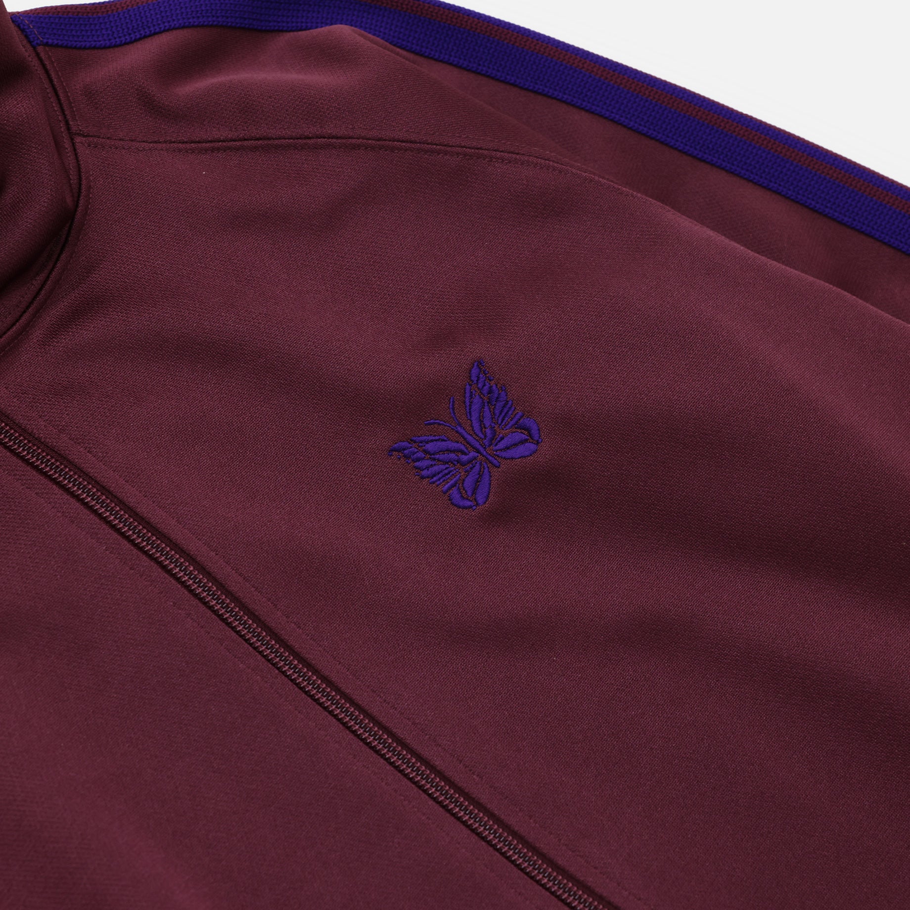 TRACK JACKET - POLY SMOOTH(WINE)