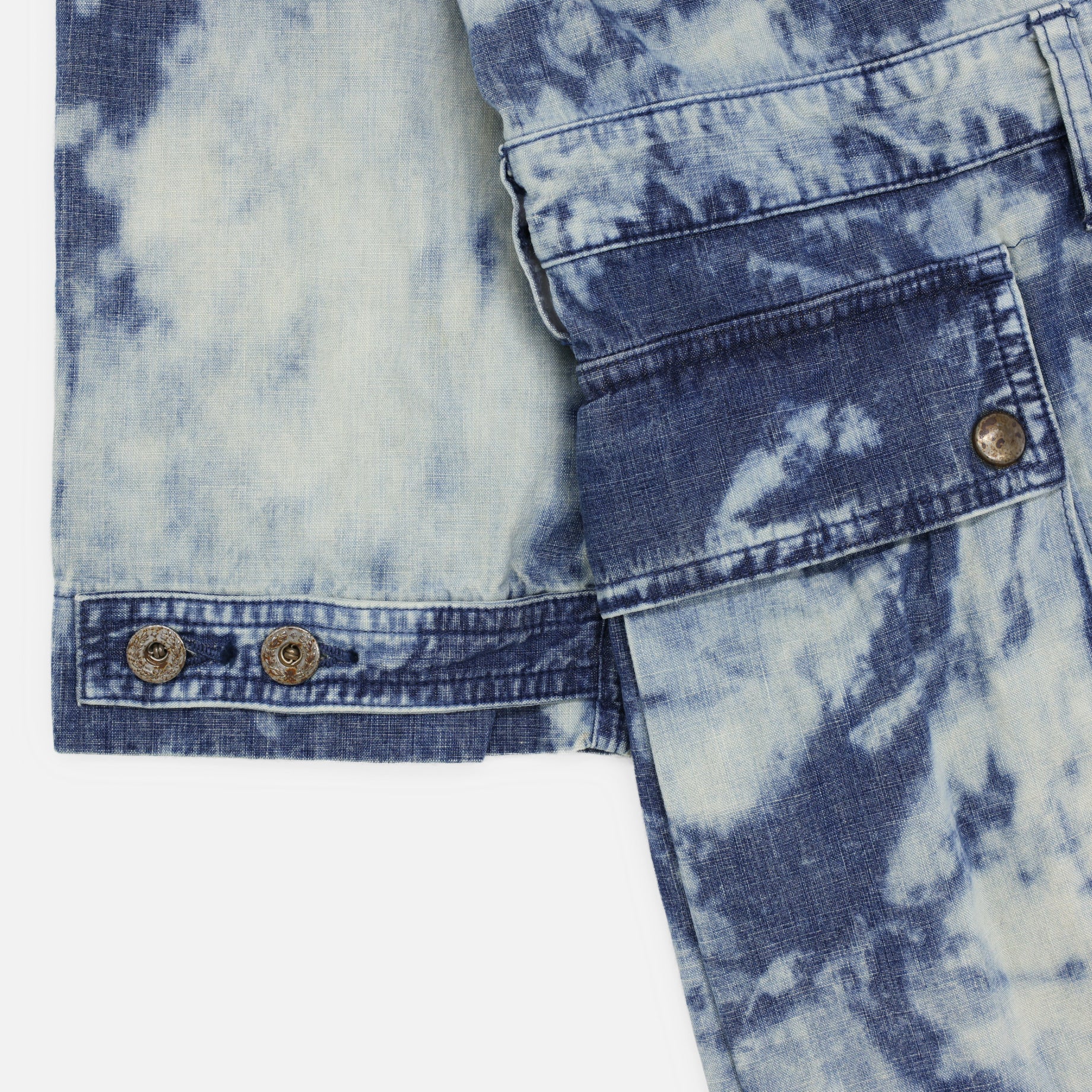 FADED CHAMBRAY OVERALLS(FADED INDIGO)