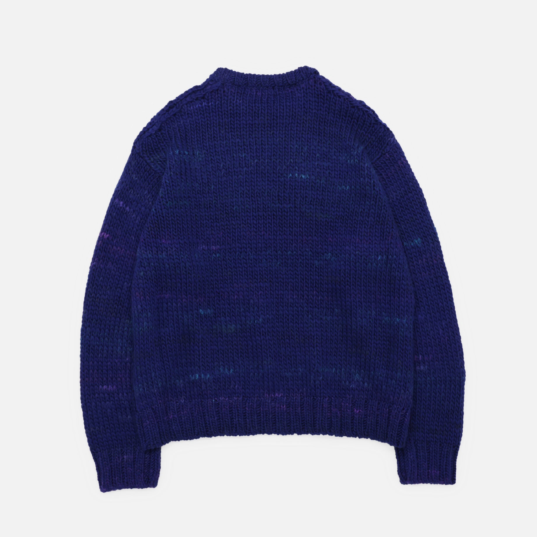 CREW NECK KNIT(BLUE)