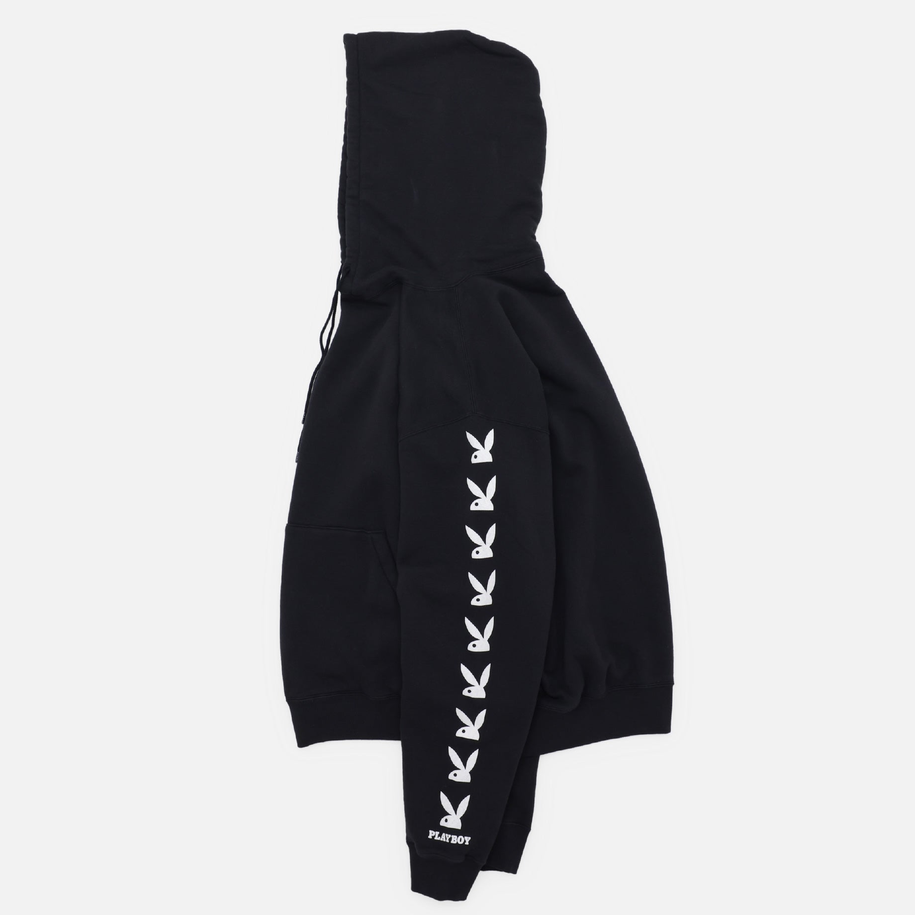 PLAYBOY PRINT SWEAT HOODIE(BLACK)