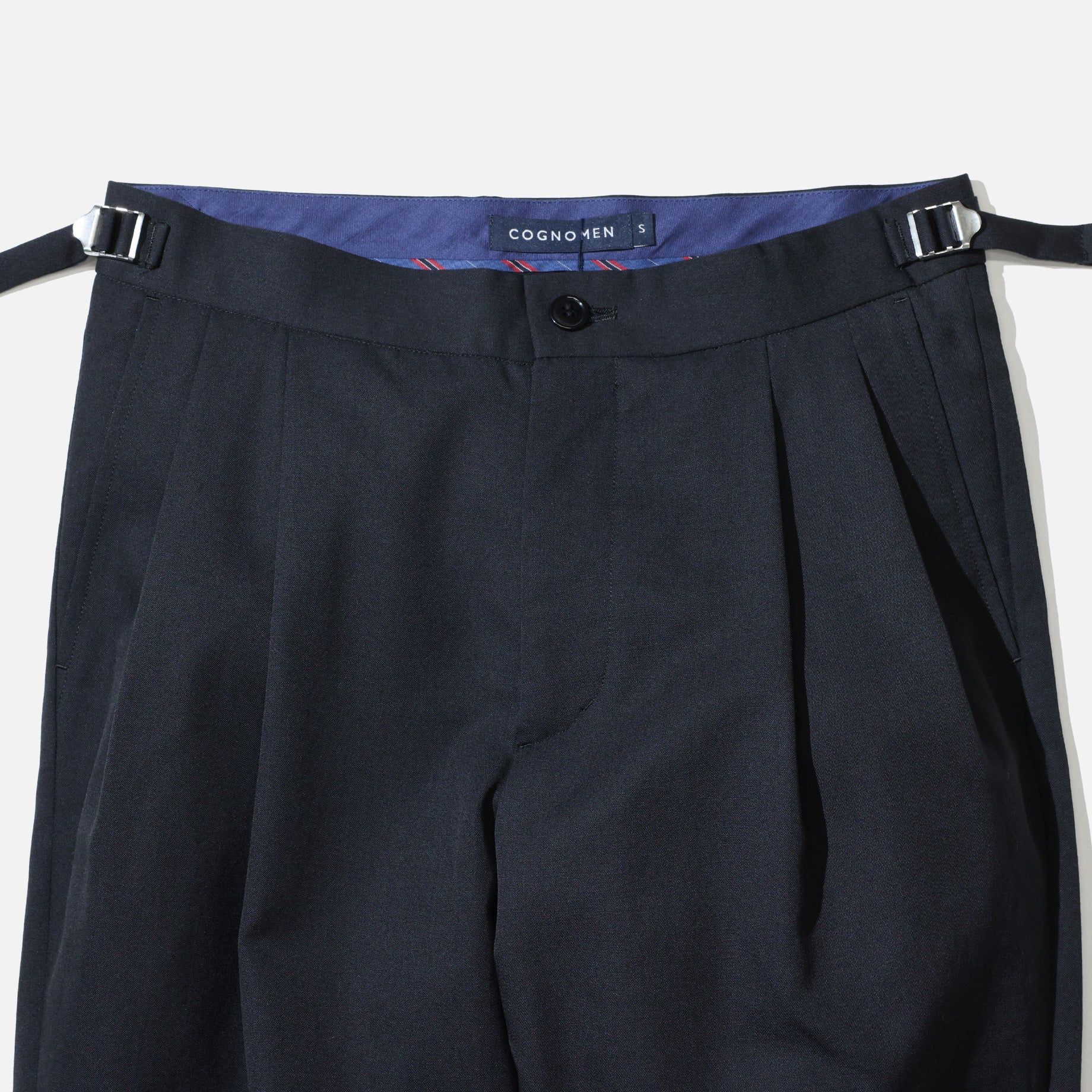 THOUSANDS OF EYELETS TAPERED PANTS(BLACK)