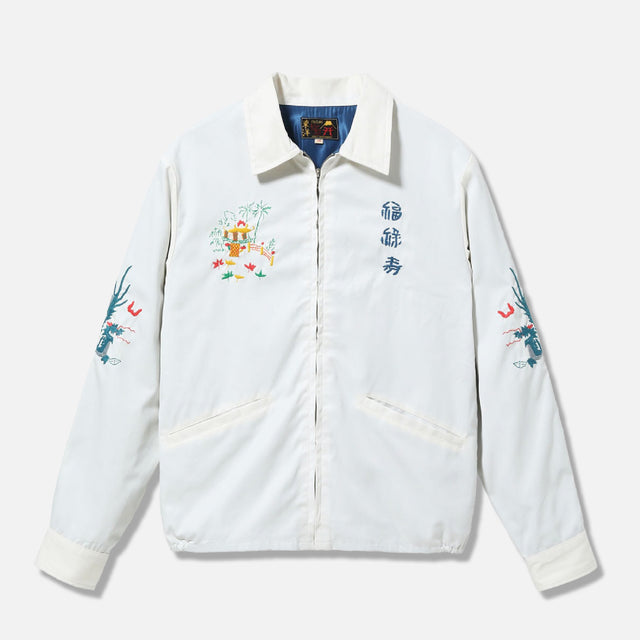 MID 1960S STYLE COTTON VIETNAM JACKET “VIETNAM PANTHER” (OFF WHITE)