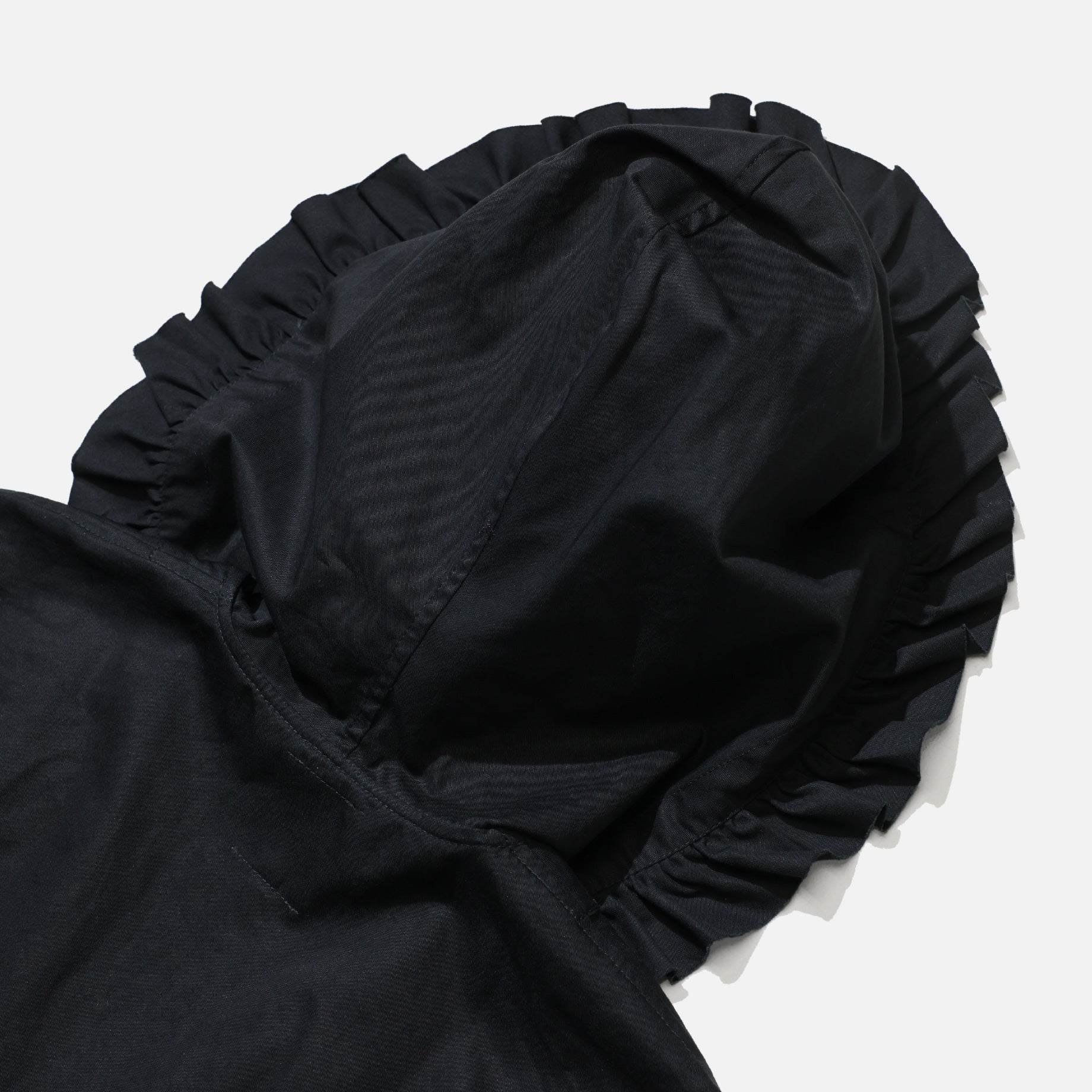 FRILL HOODY(BLACK)
