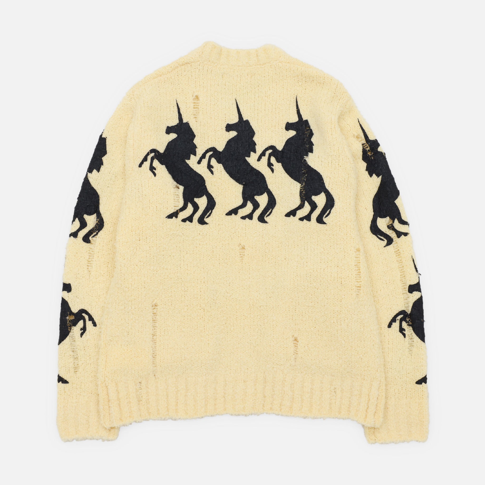 UNICORN GRUNGE CARDIGAN(YELLOW)