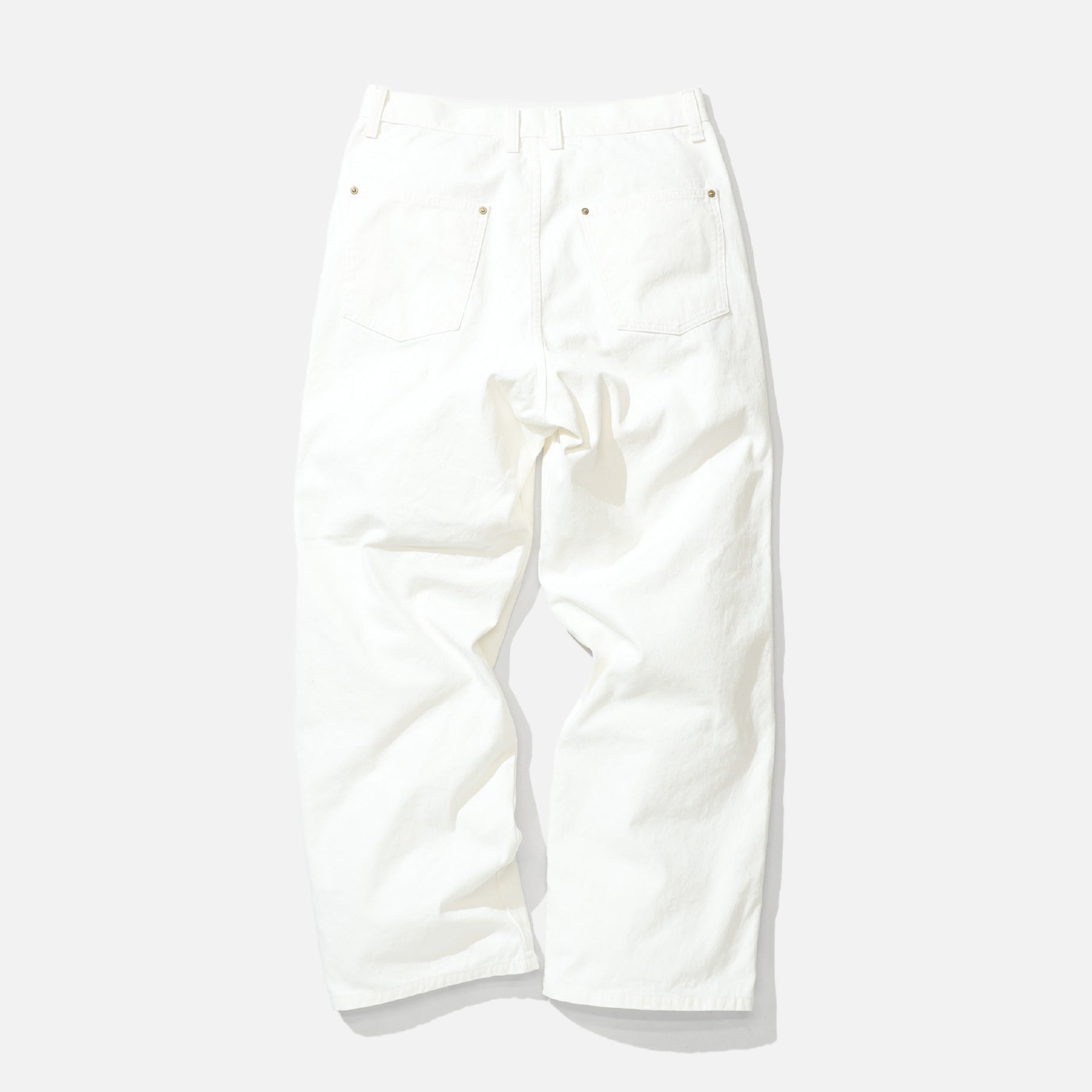 DOUBLE KNEE DUCK PANTS (OFF WHITE)