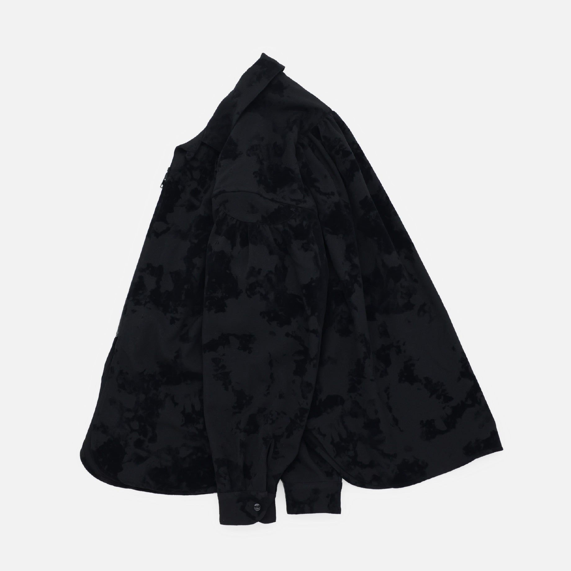 PAINTER Z SHIRT - POLY SERGE / FLOCKY PRINTED(BLACK)