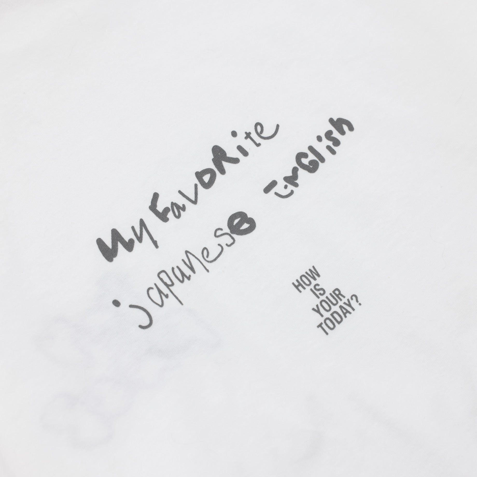 MY PACE #01 LS TEE(WHITE)