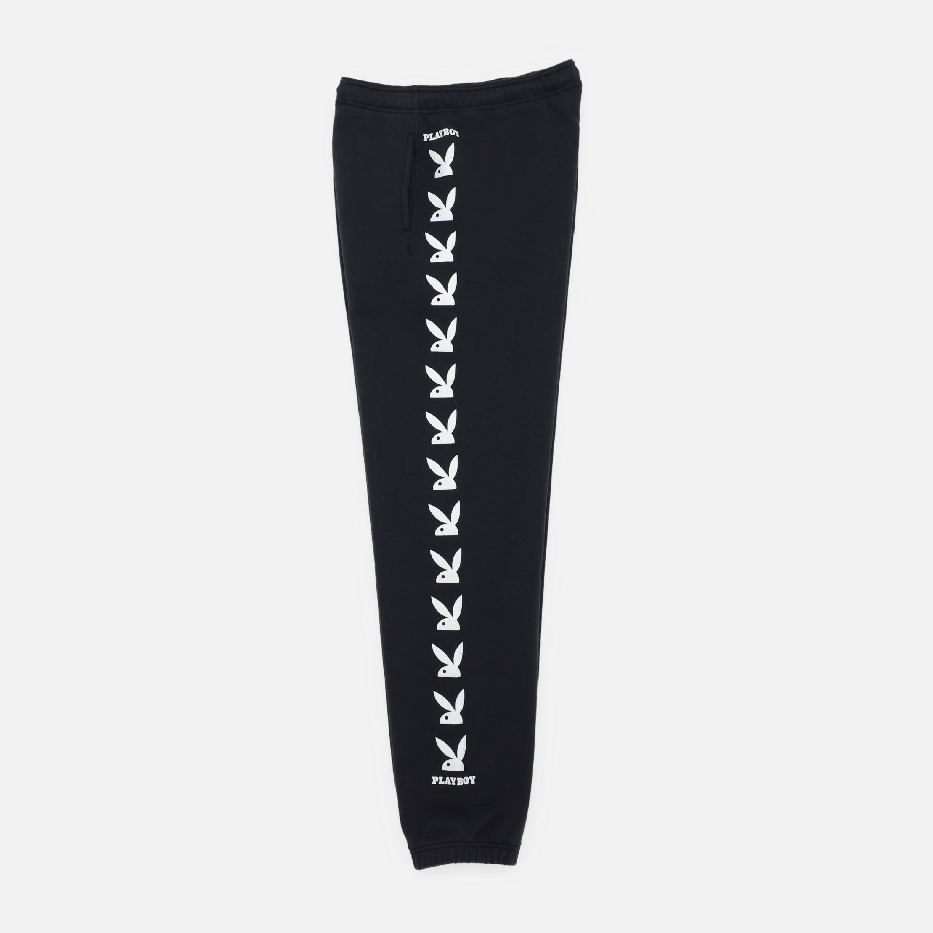 PLAYBOY PRINT SWEAT PANTS(BLACK)
