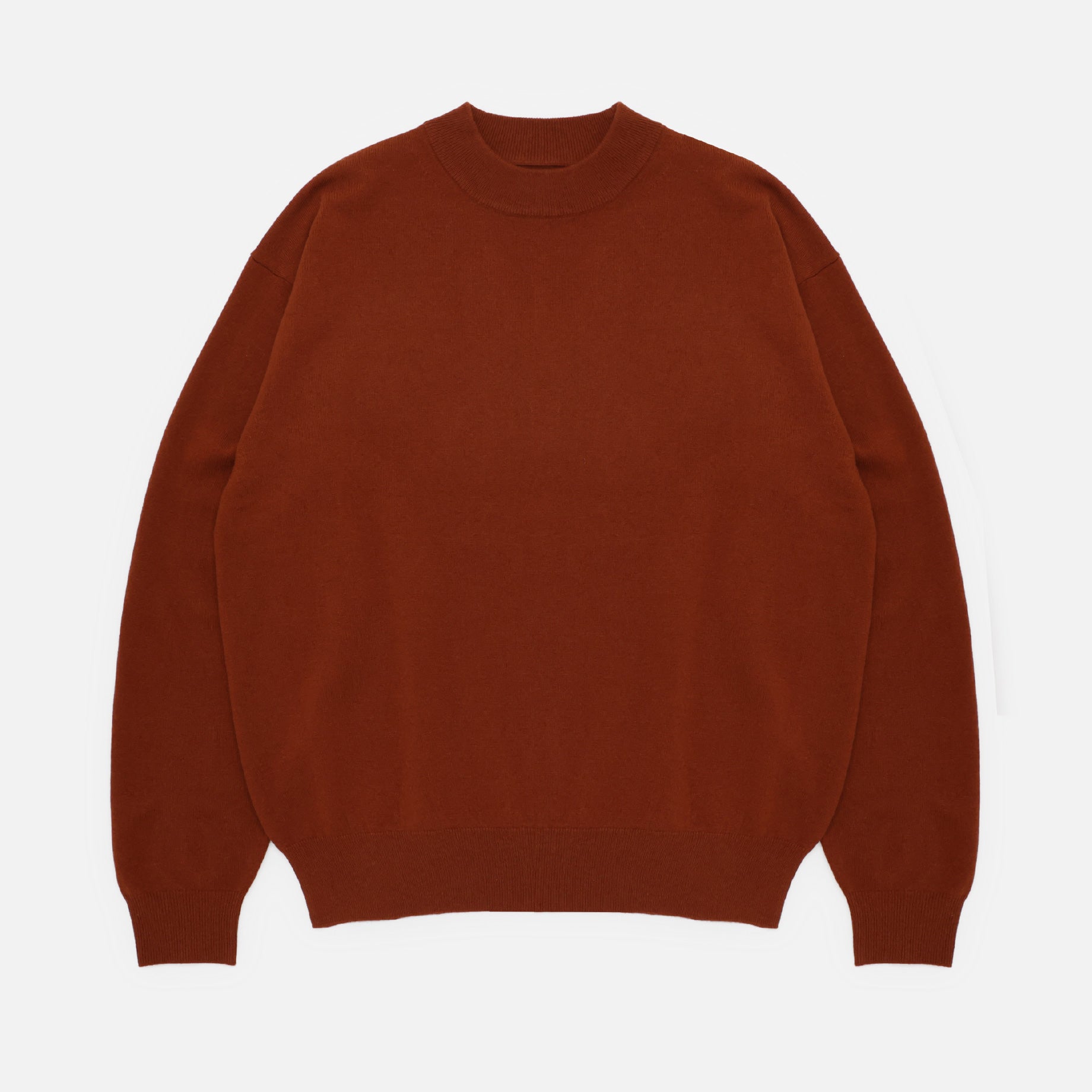 MOCK NECK P/O(BRICK)