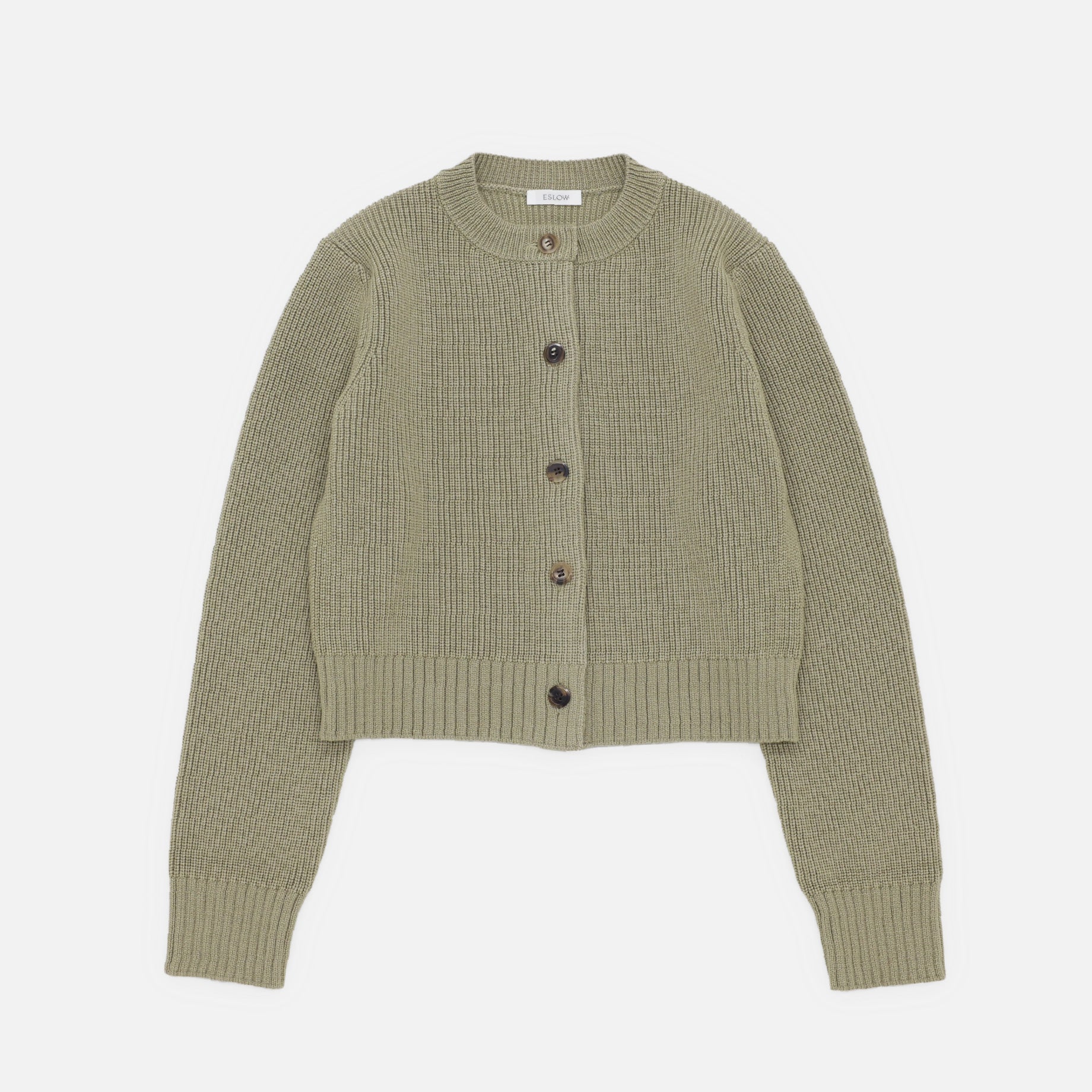 SHORT CARDIGAN(MOSS GREEN)