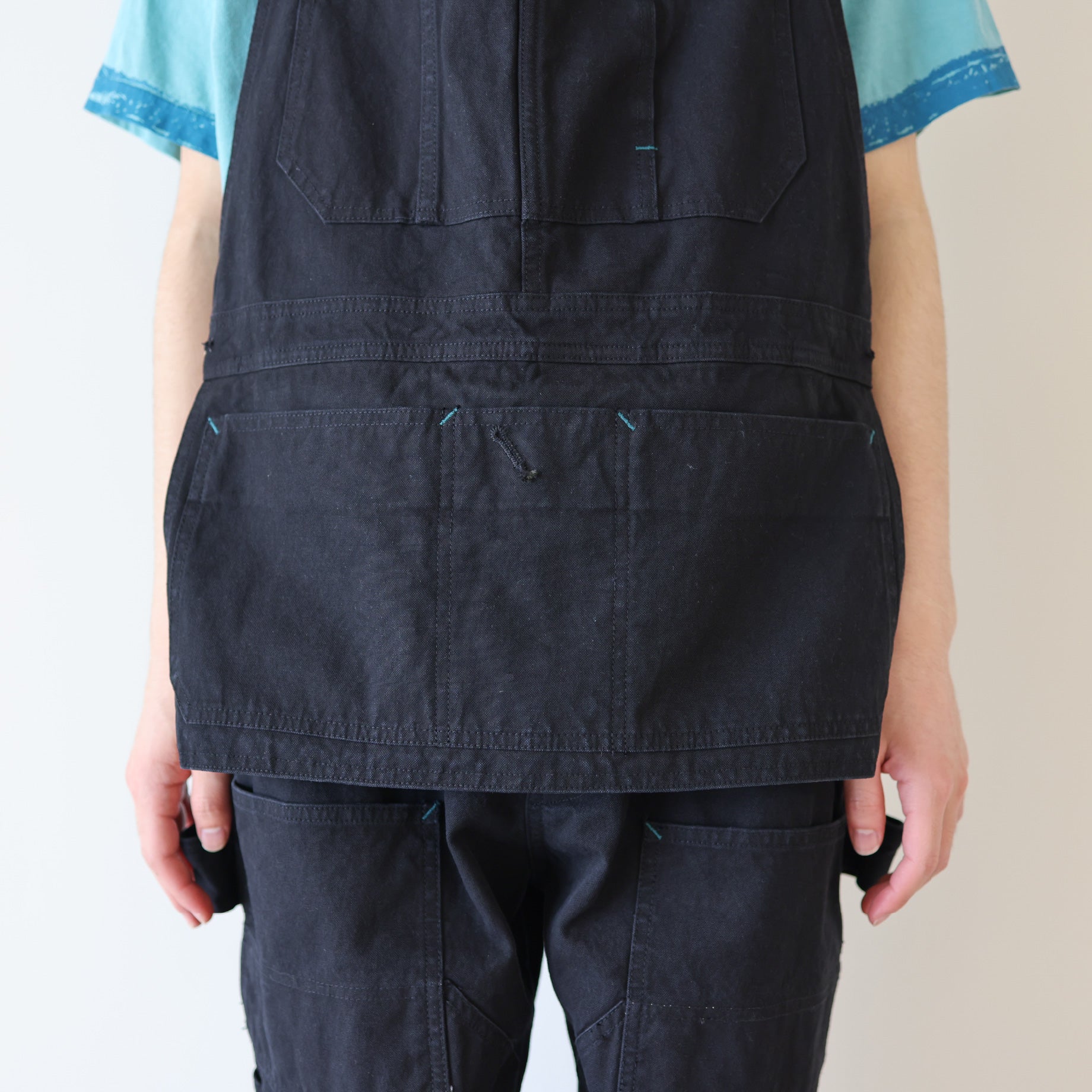OVERALLS - 10OZ COTTON CANVAS(BLACK)