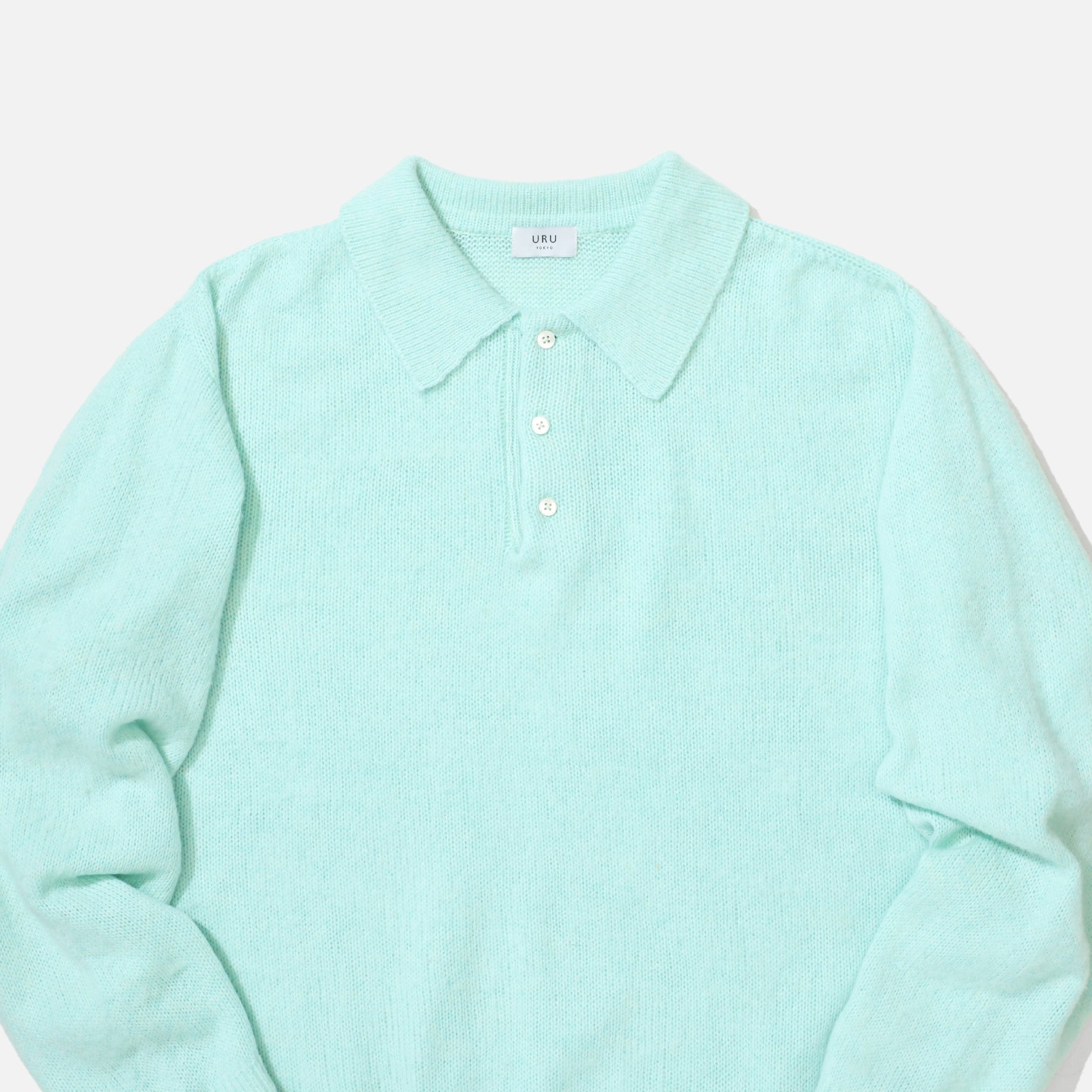 KNIT POLO (L.GREEN)