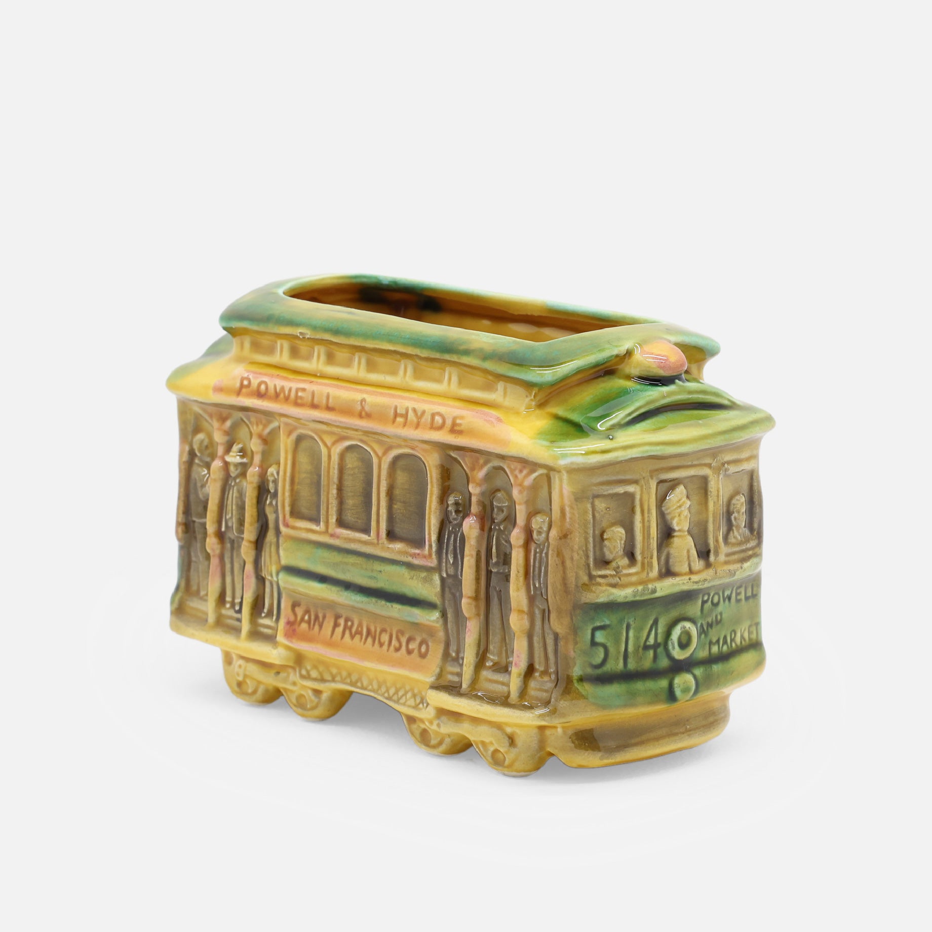 VINTAGE CERAMIC BUS ASHTRAY