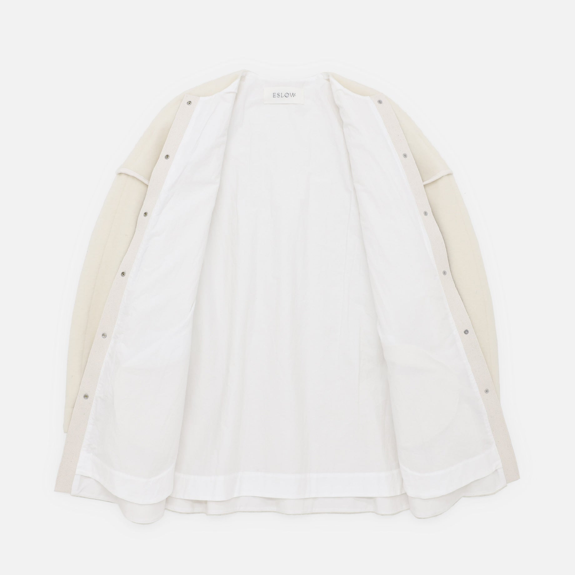 BRUSHED SWEAT JACKET(OFF WHITE)