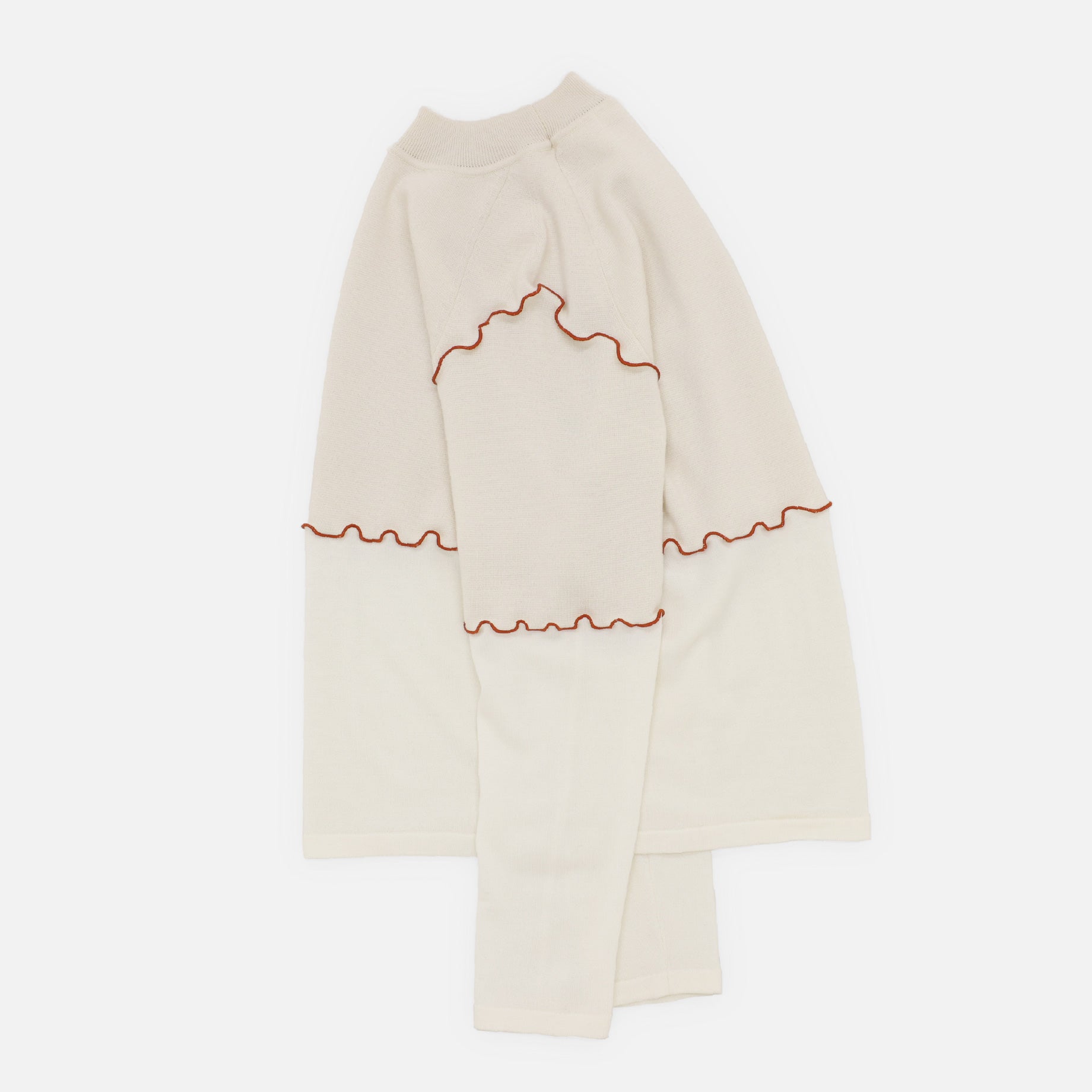 BICOLOUR PULLOVER SHRINK(WHT)