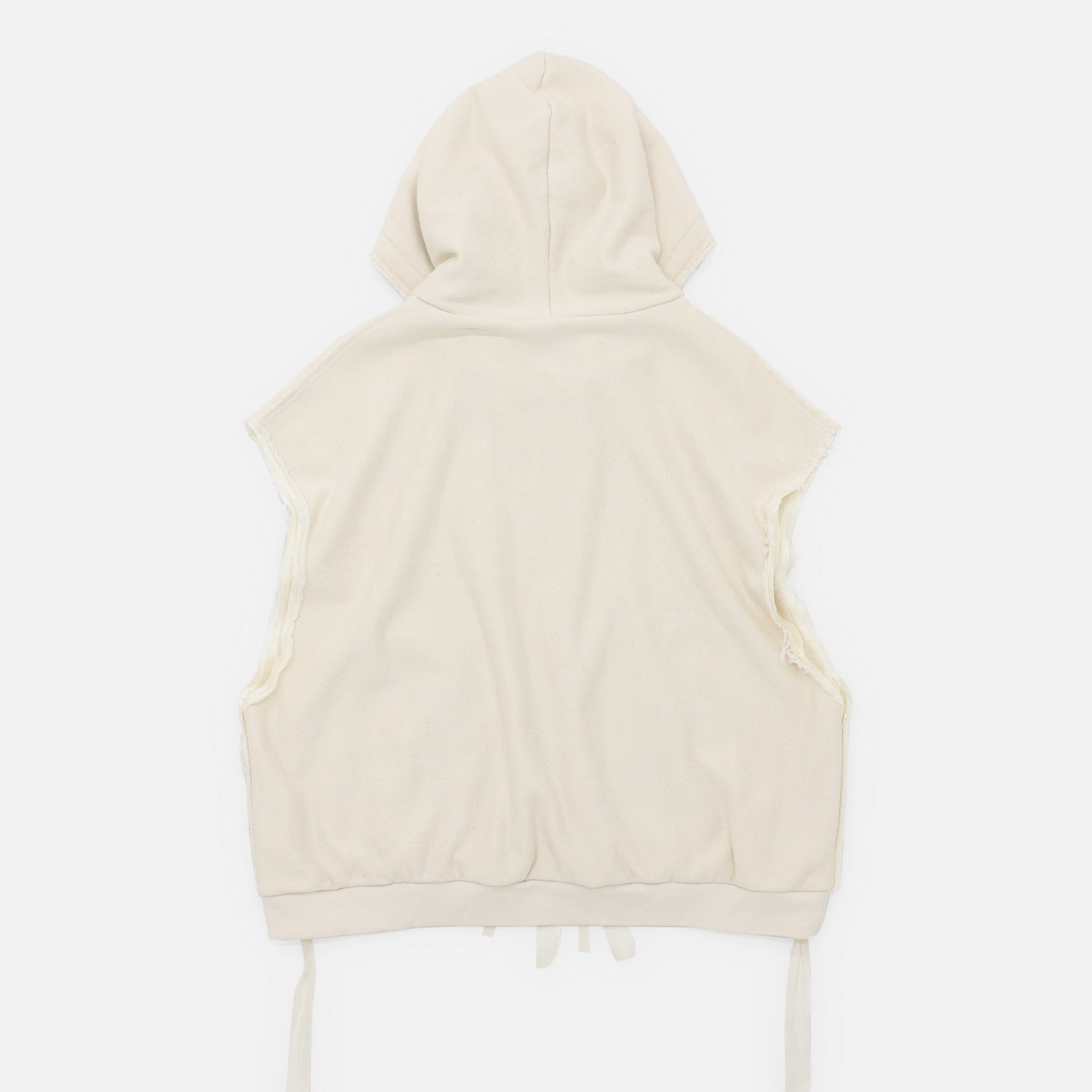 SLEEVELESS HOODIE(IVORY)