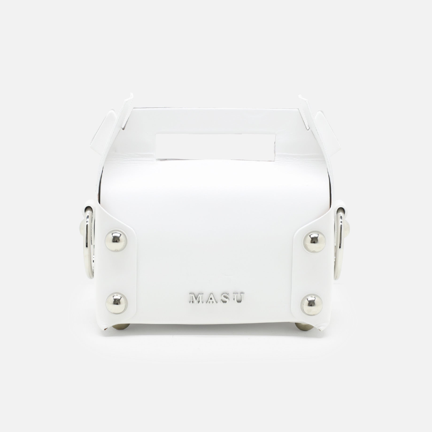 MASU 24AW LEATHER CAKE MINI BAG うくっ White