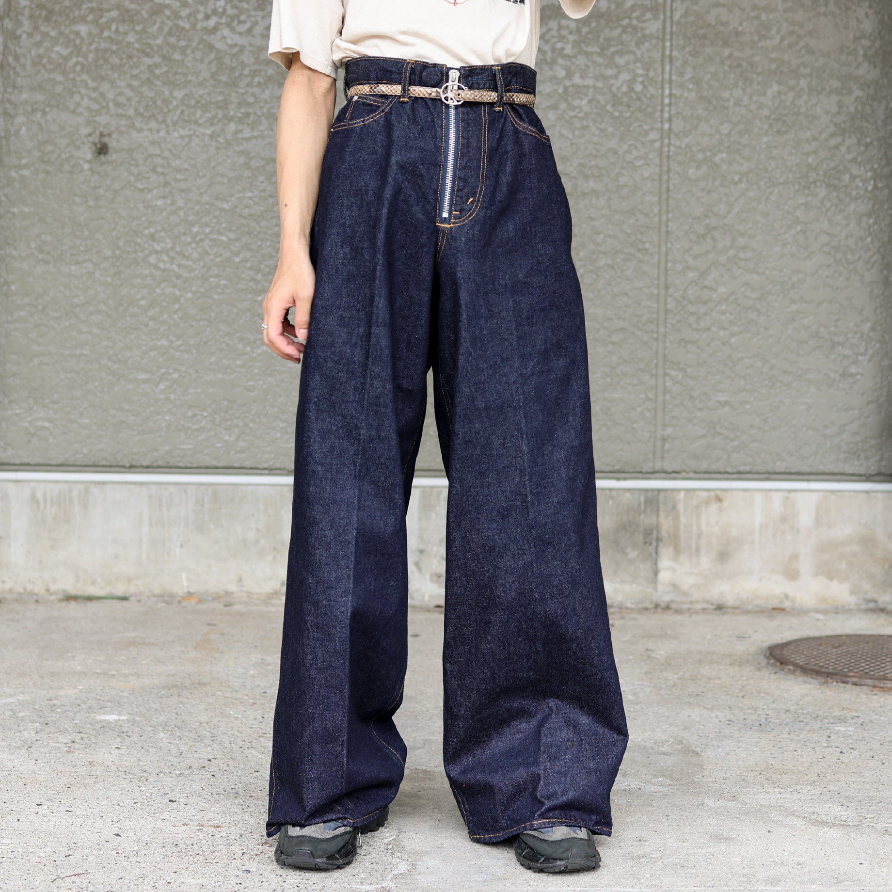 "MASUBOYS" BAGGY JEANS WASHED(INDIGO)