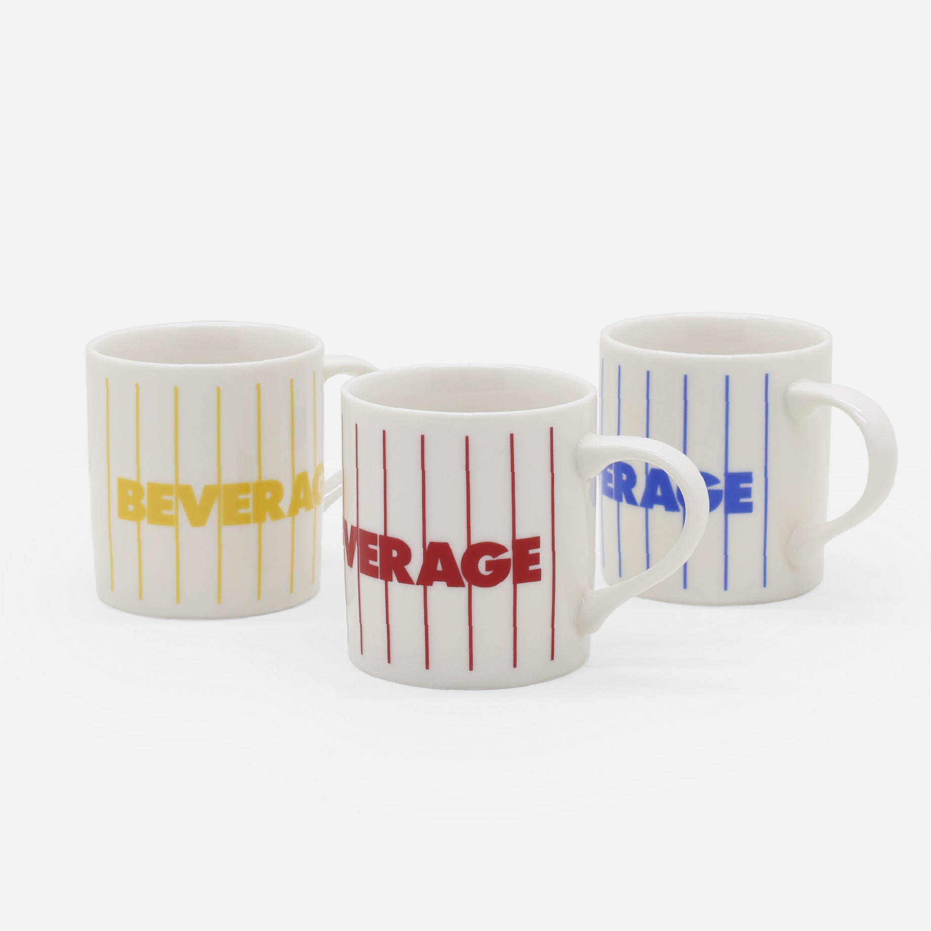 "BEVERAGE" MUG(BLUE)
