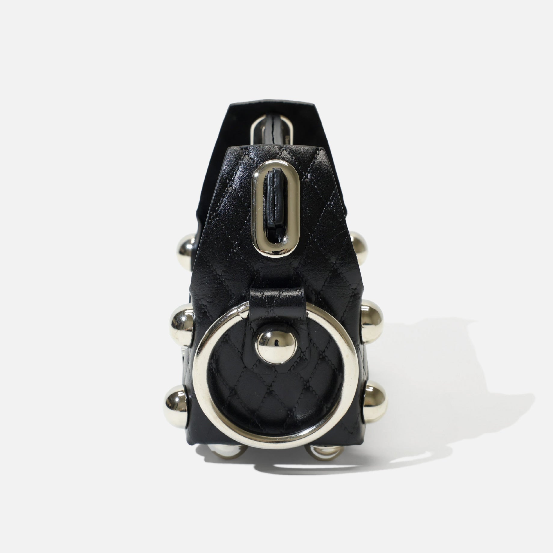 LEATHER CAKE BAG PETIT(BALCK)