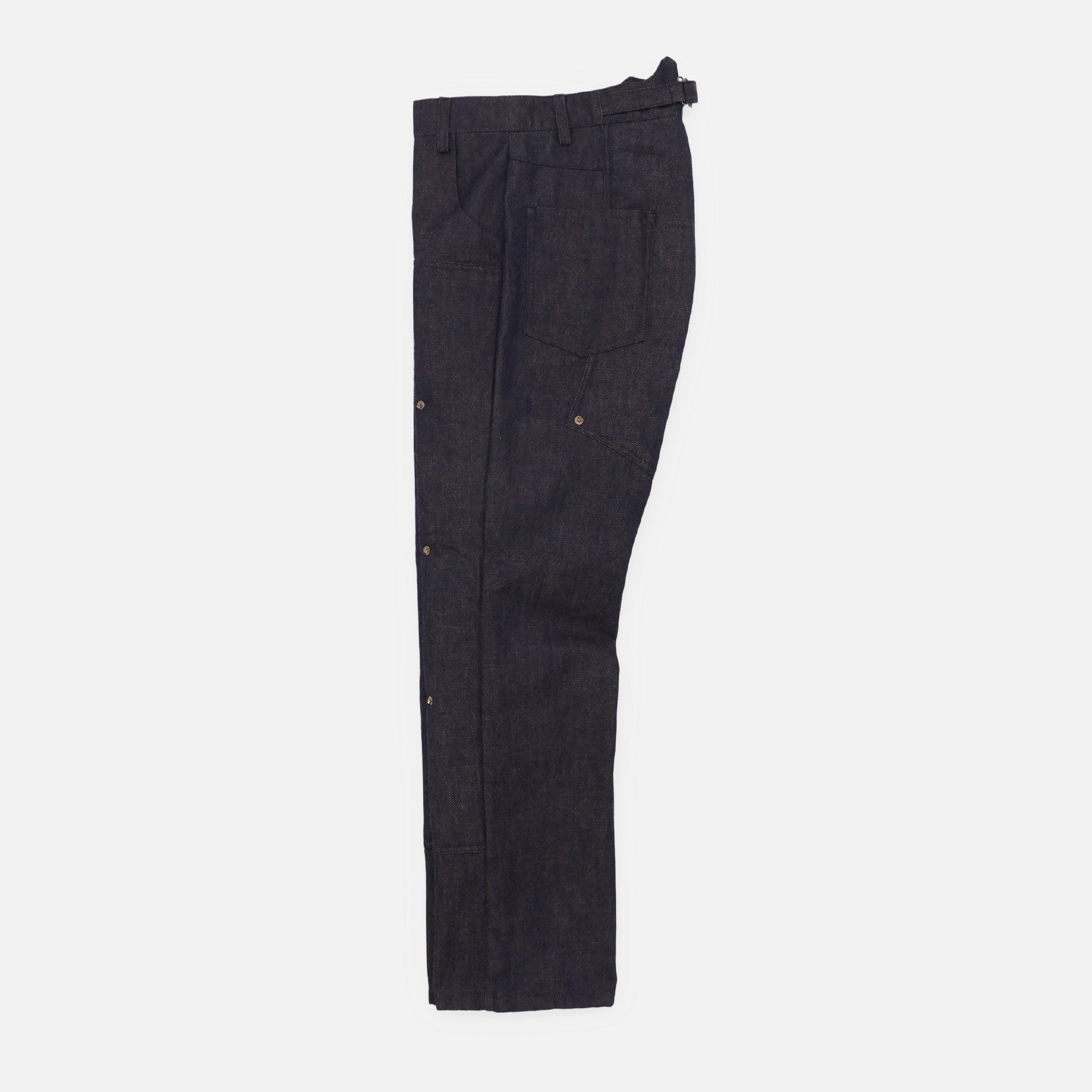 PUDDING EXPANDED DENIM PANTS(KAKI)
