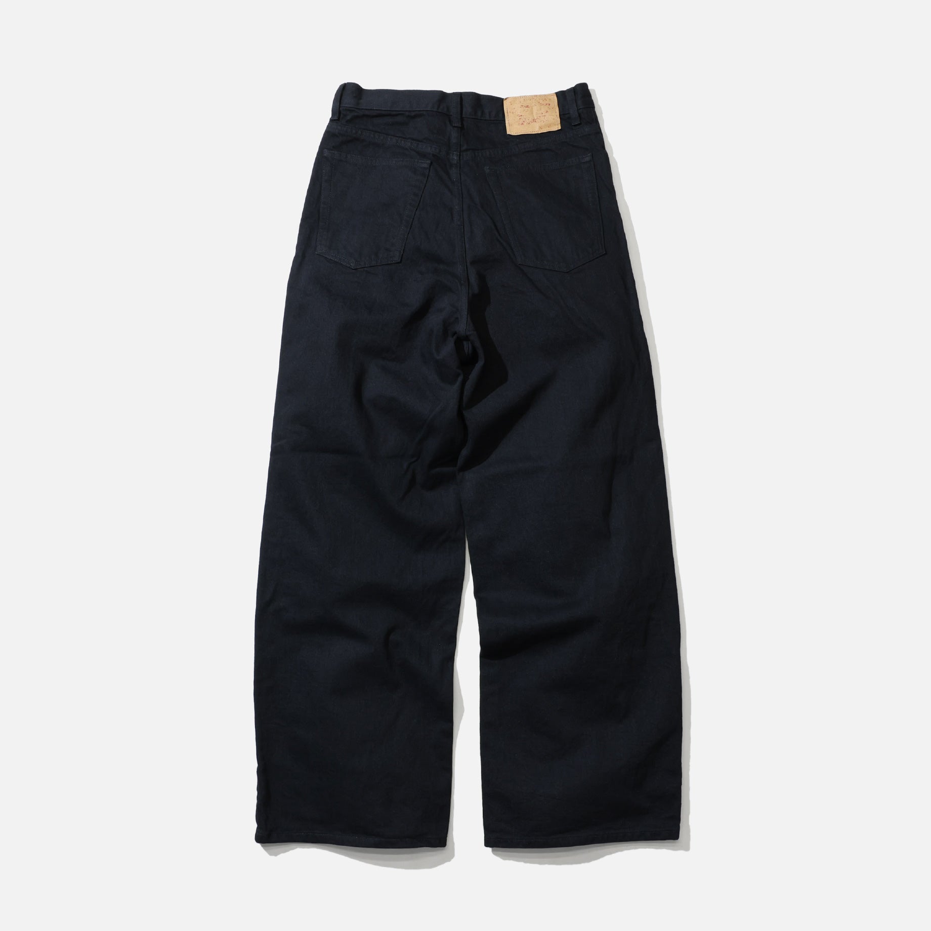 13OZ WIDE DENIM PANTS(BLACK)