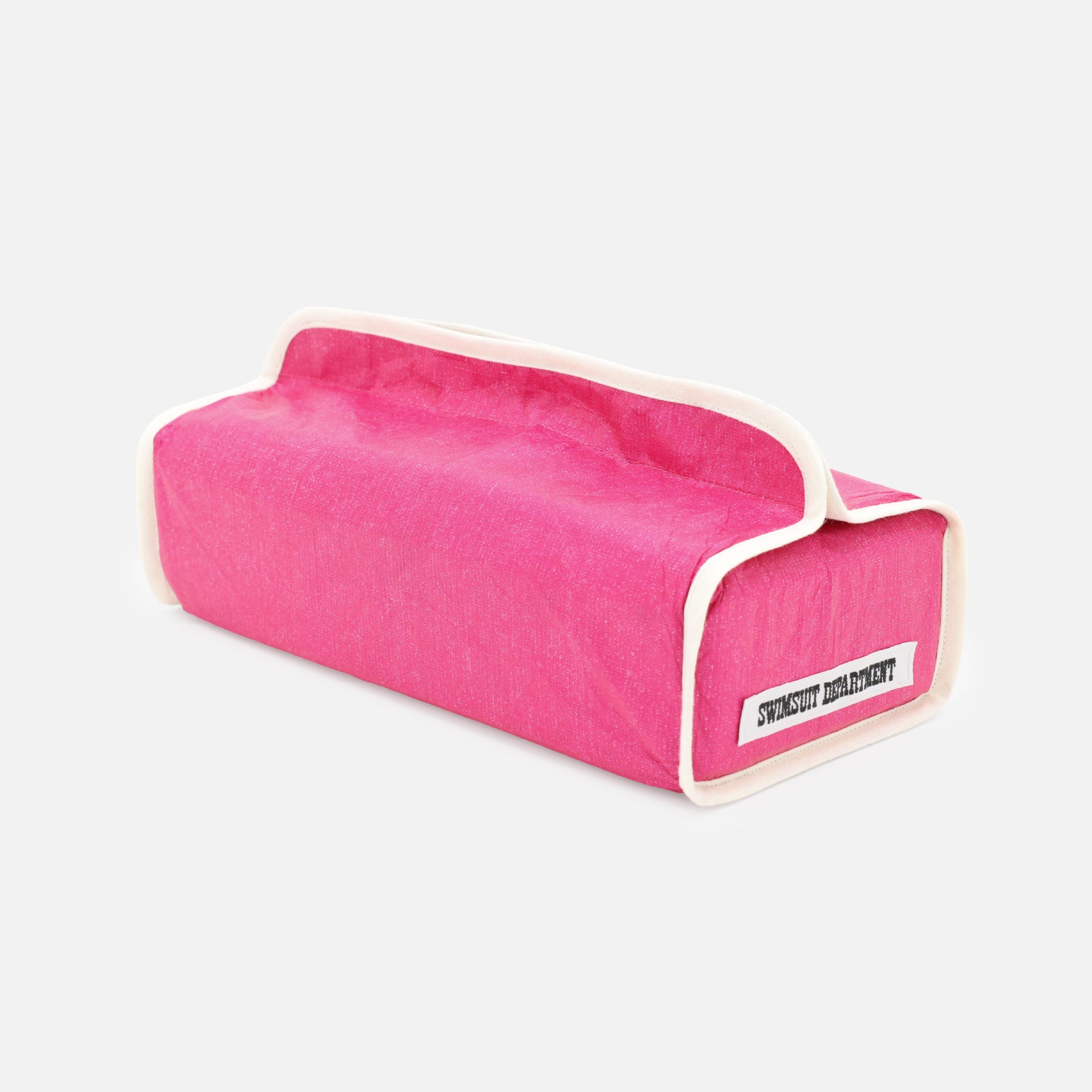 TISSUE BOX COVER(MAGENTA × ECRU)