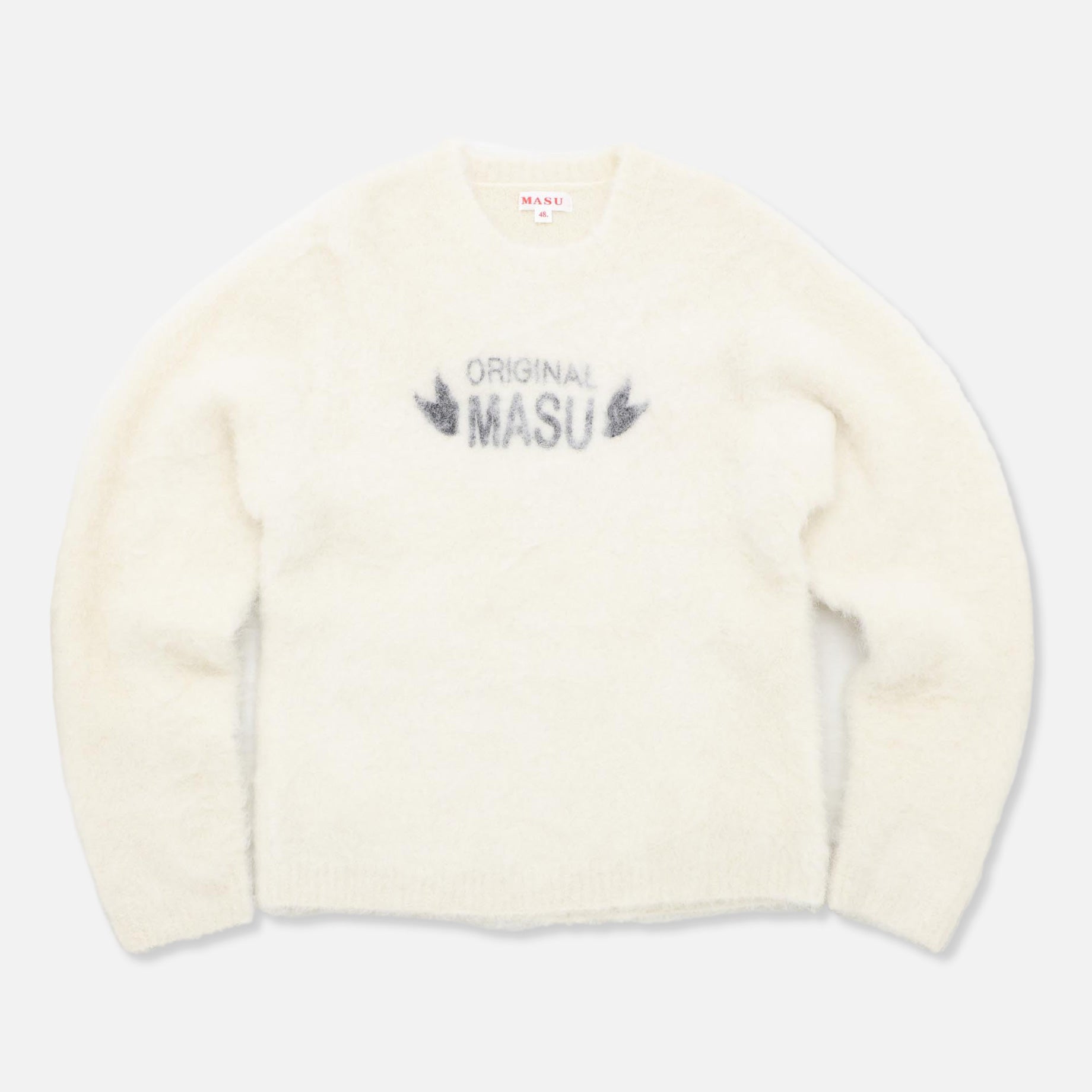 ORIGINAL MASU BRUSHED SWEATER(WHITE)