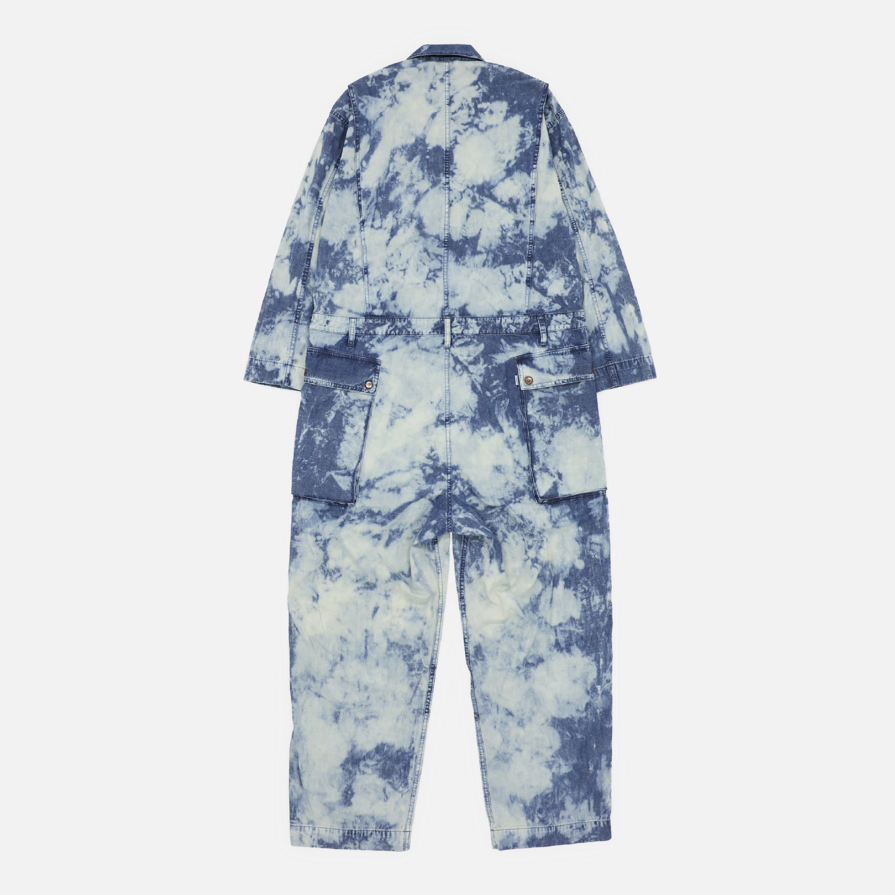 FADED CHAMBRAY OVERALLS(FADED INDIGO)
