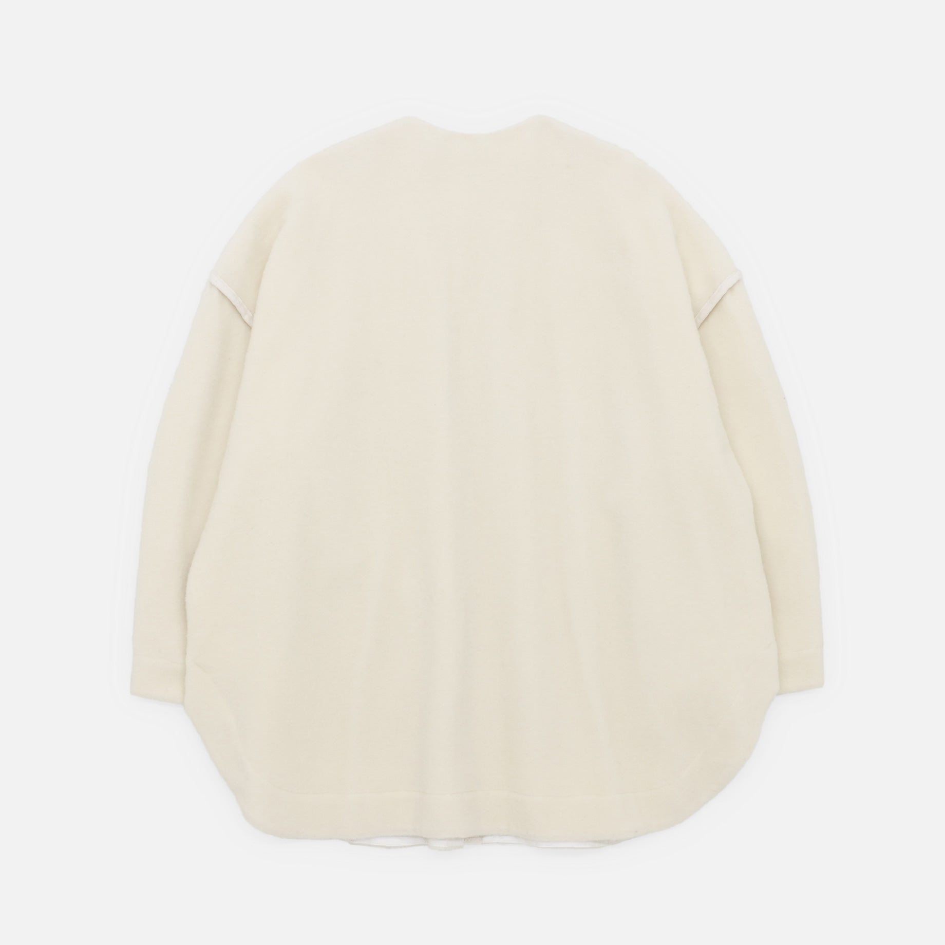 BRUSHED SWEAT JACKET(OFF WHITE)