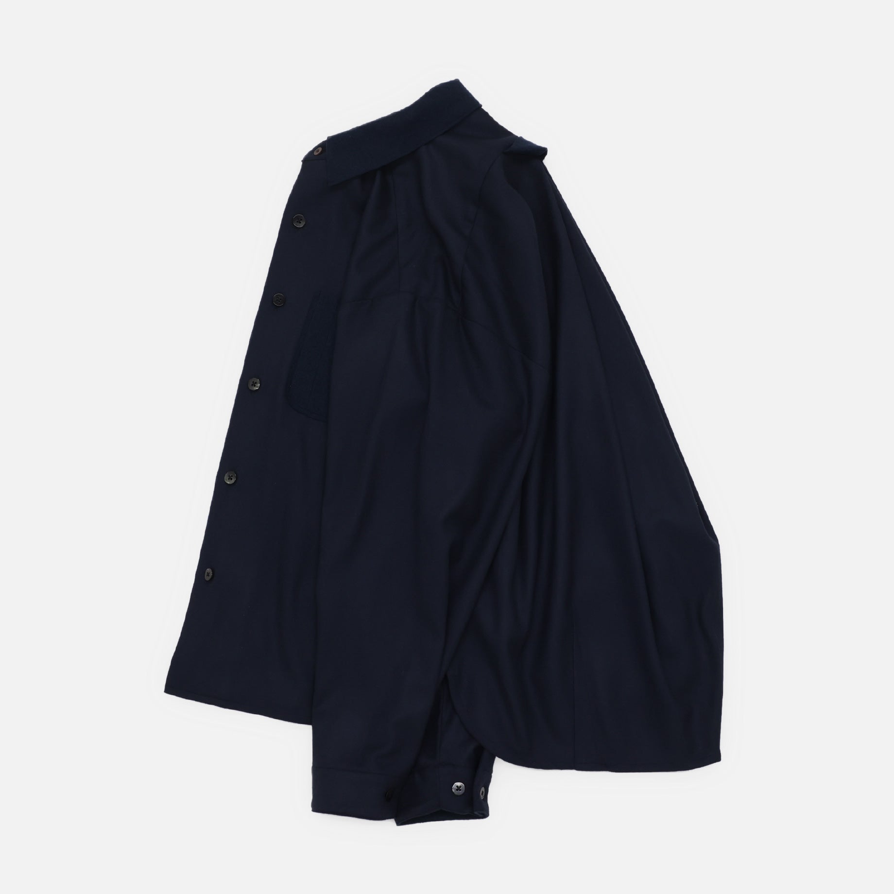 WOOL FLANNEL CHANGE CL(NAVY)