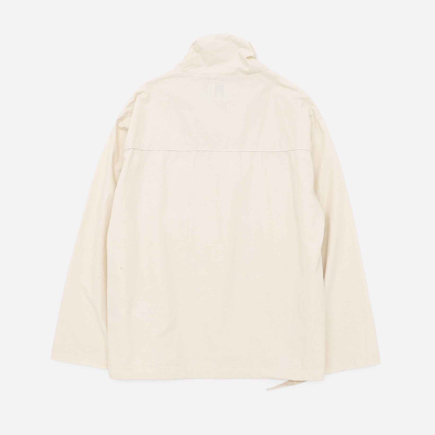 HI-NECK PULLOVER SHIRT(OFF WHITE)