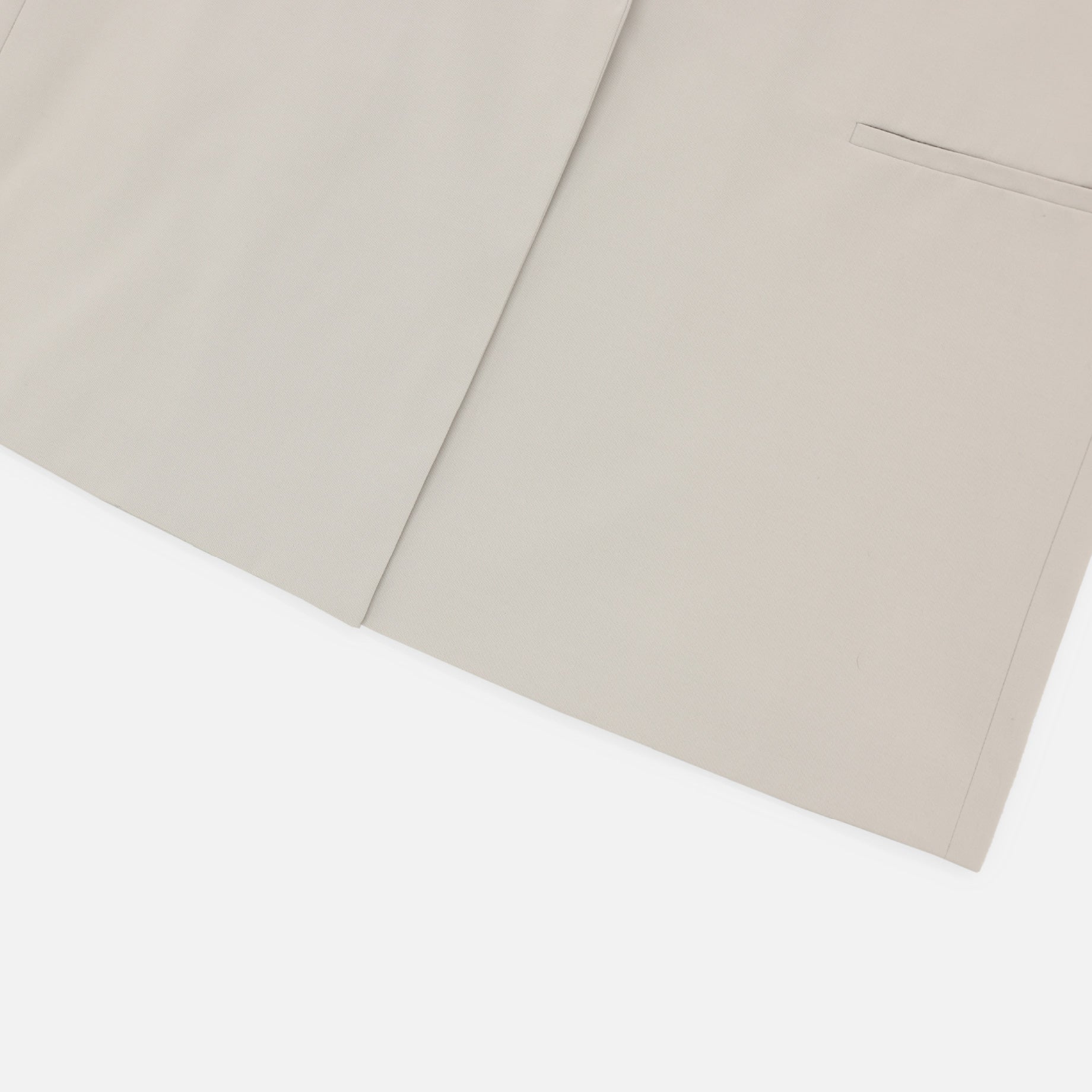 FLAT COLLAR VEST(IVORY)
