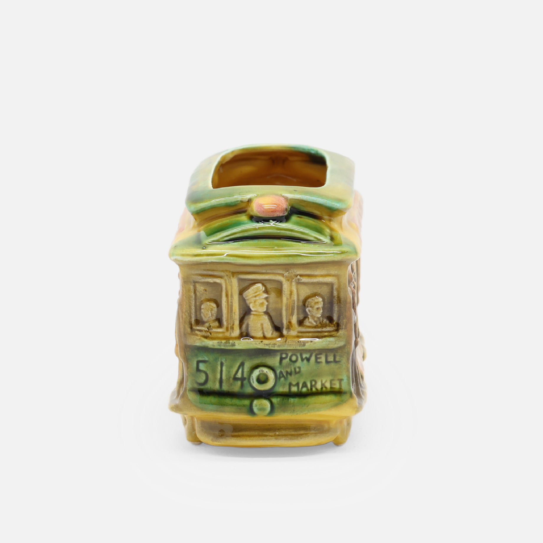 VINTAGE CERAMIC BUS ASHTRAY
