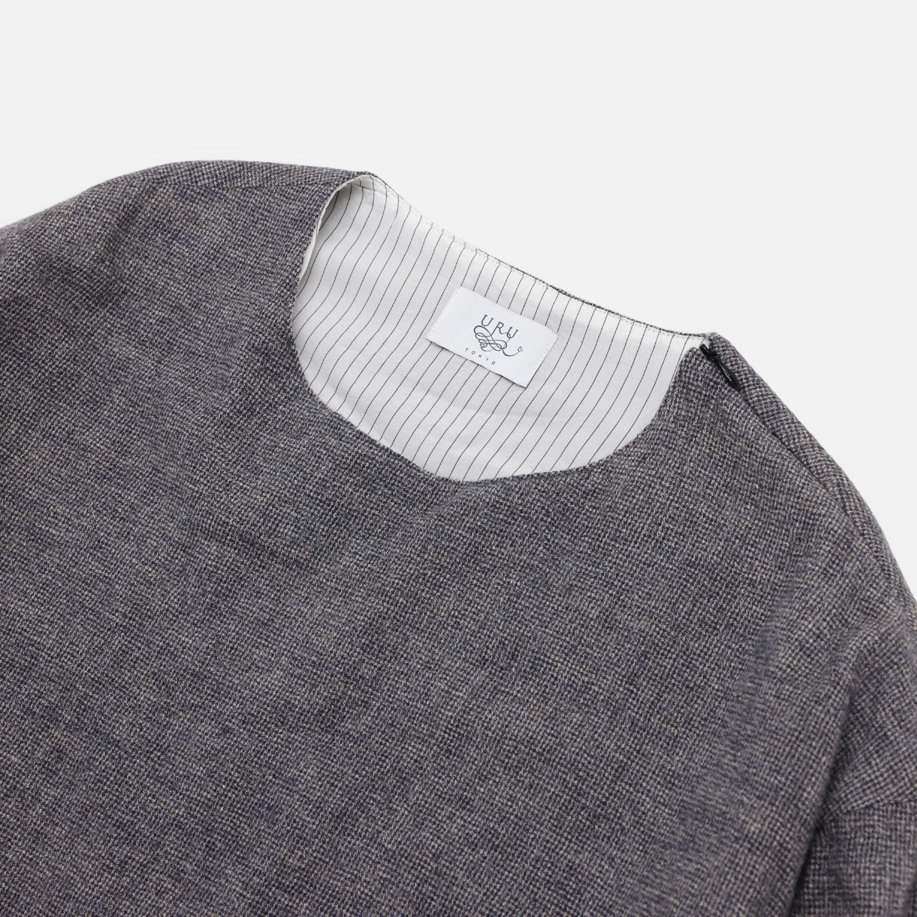 CREW NECK SHIRTS(CHARCOAL)