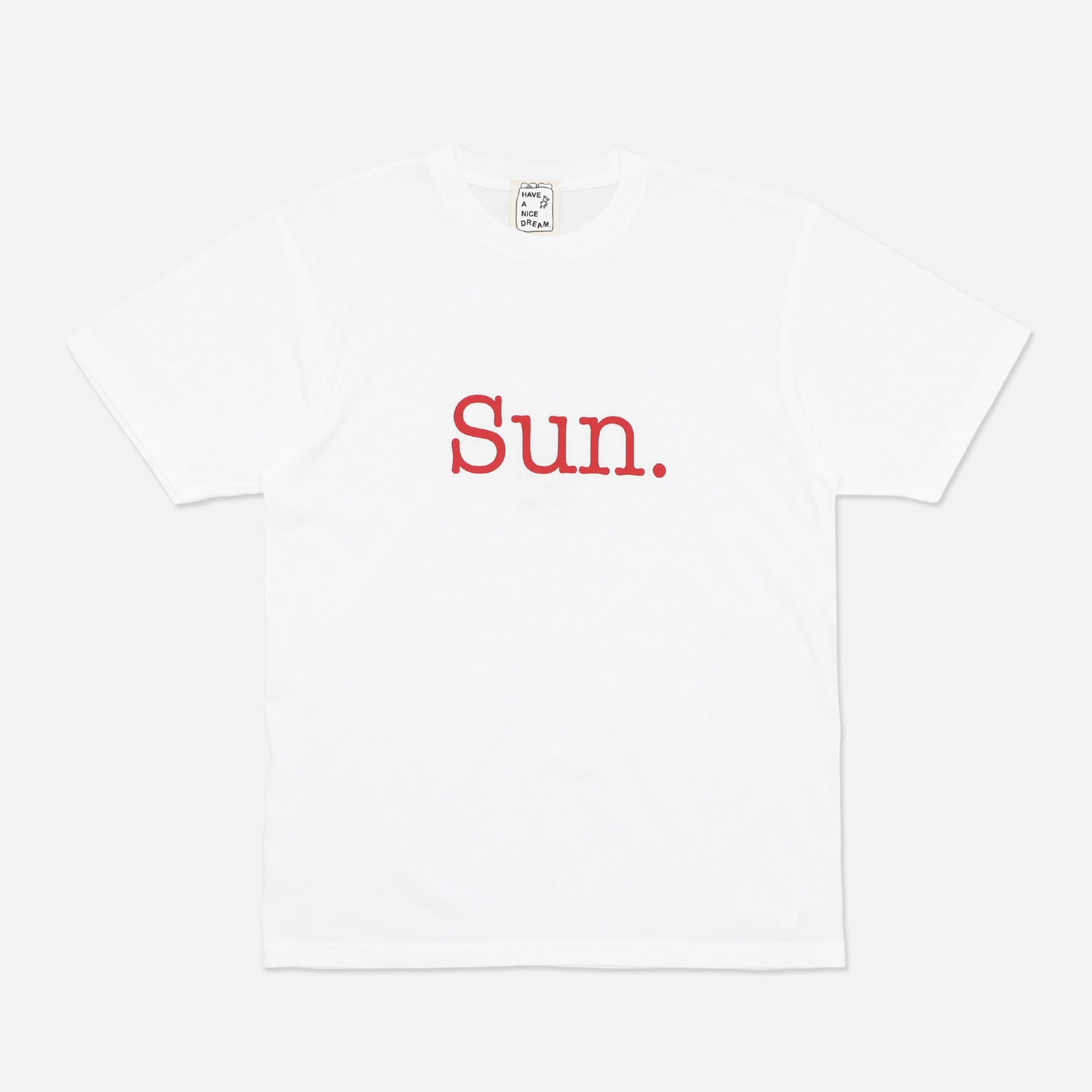 SUNDAY SS TEE(WHITE)