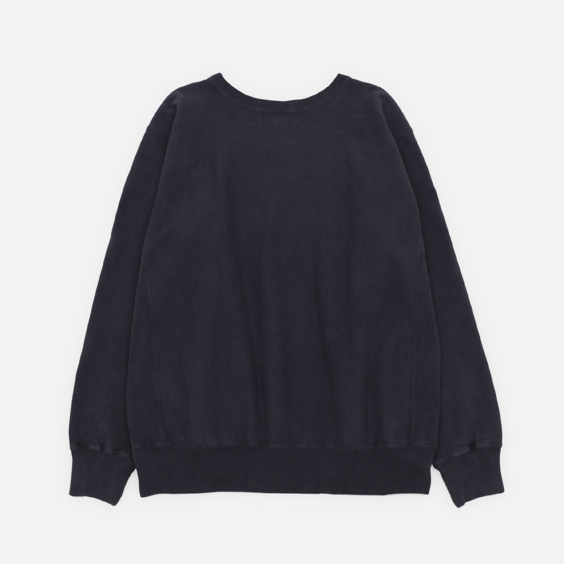 COLLEGE PRINT SWEAT SHIRT(AGED BLACK)