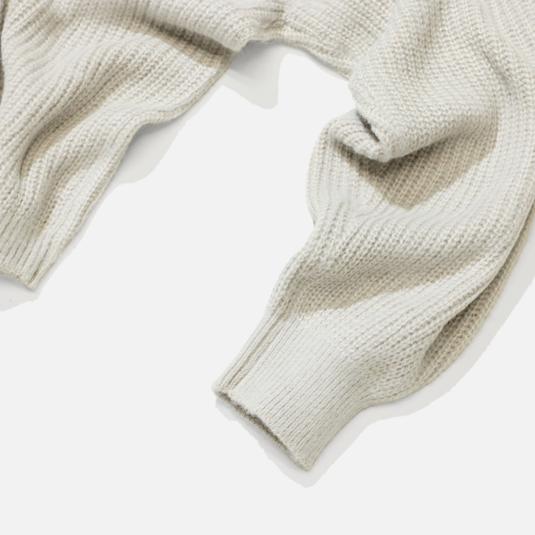 KNIT CARDIGAN (L.BEIGE)